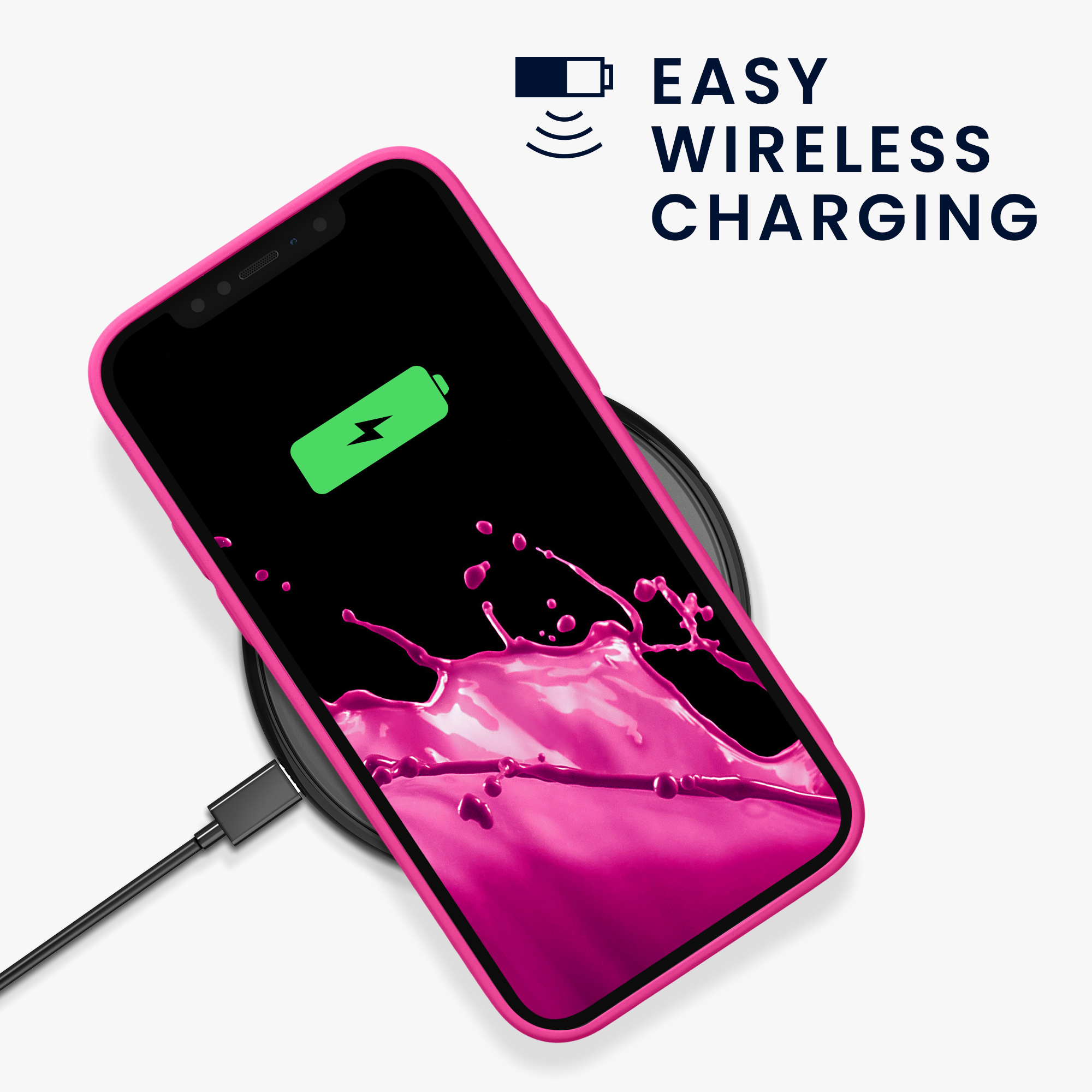 Pouzdro pro Apple iPhone 12 / iPhone 12 Pro kwmobile tenké ochranné silikonové - purpurová