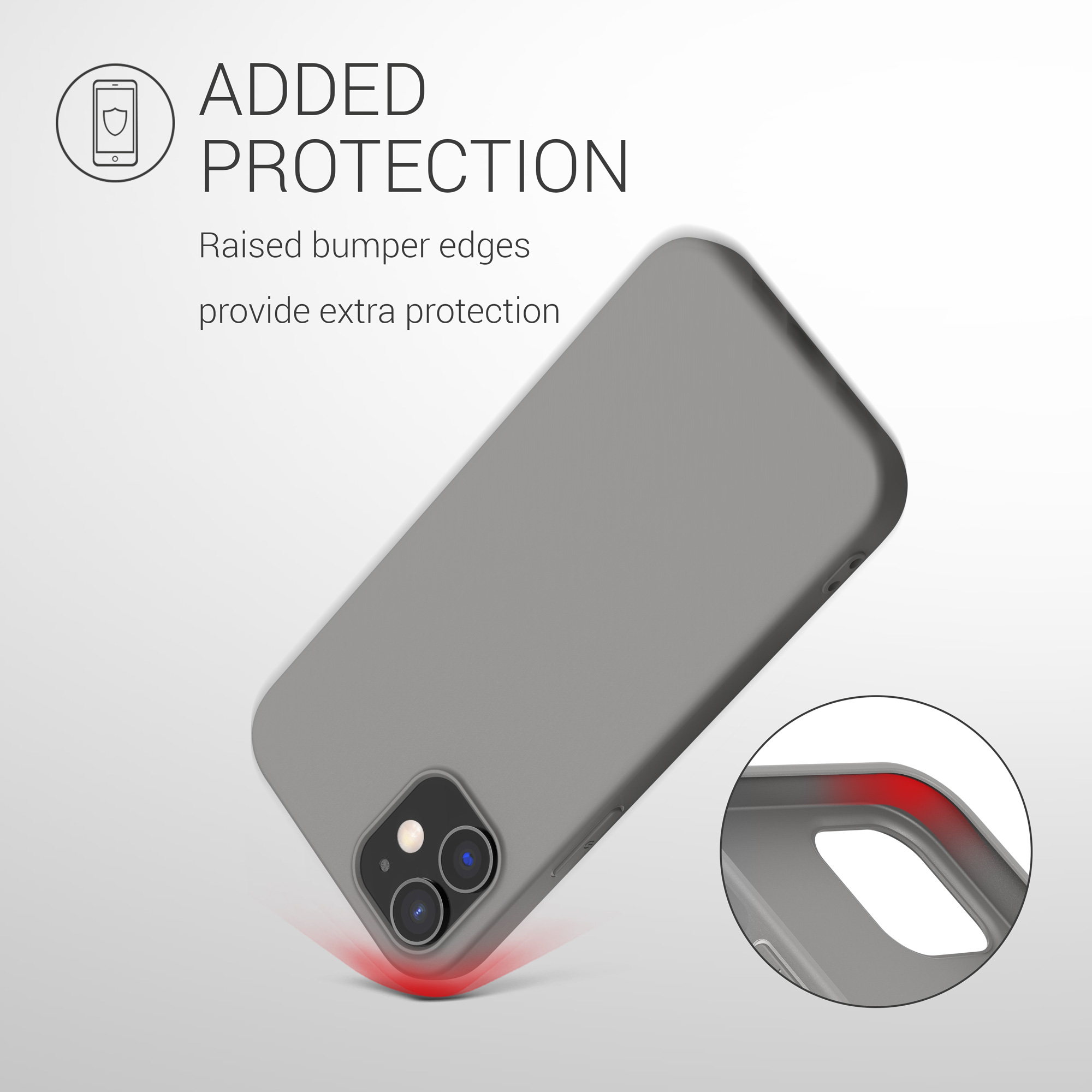 Kryt na mobil kwmobile iPhone 12 / iPhone 12 Pro - Stone Dust