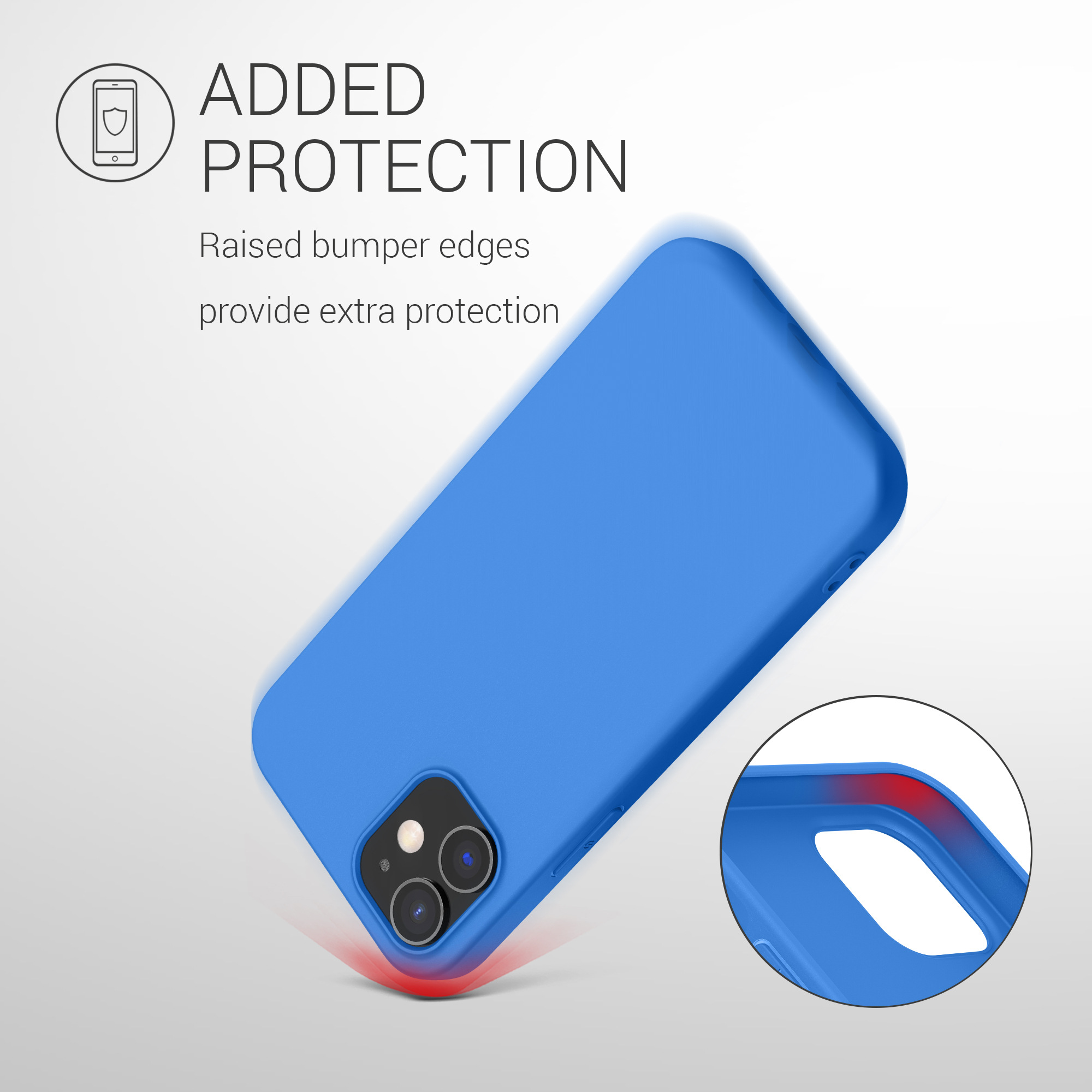 Silikonový kryt kwmobile pro iPhone 12 / iPhone 12 Pro - mořský vánek