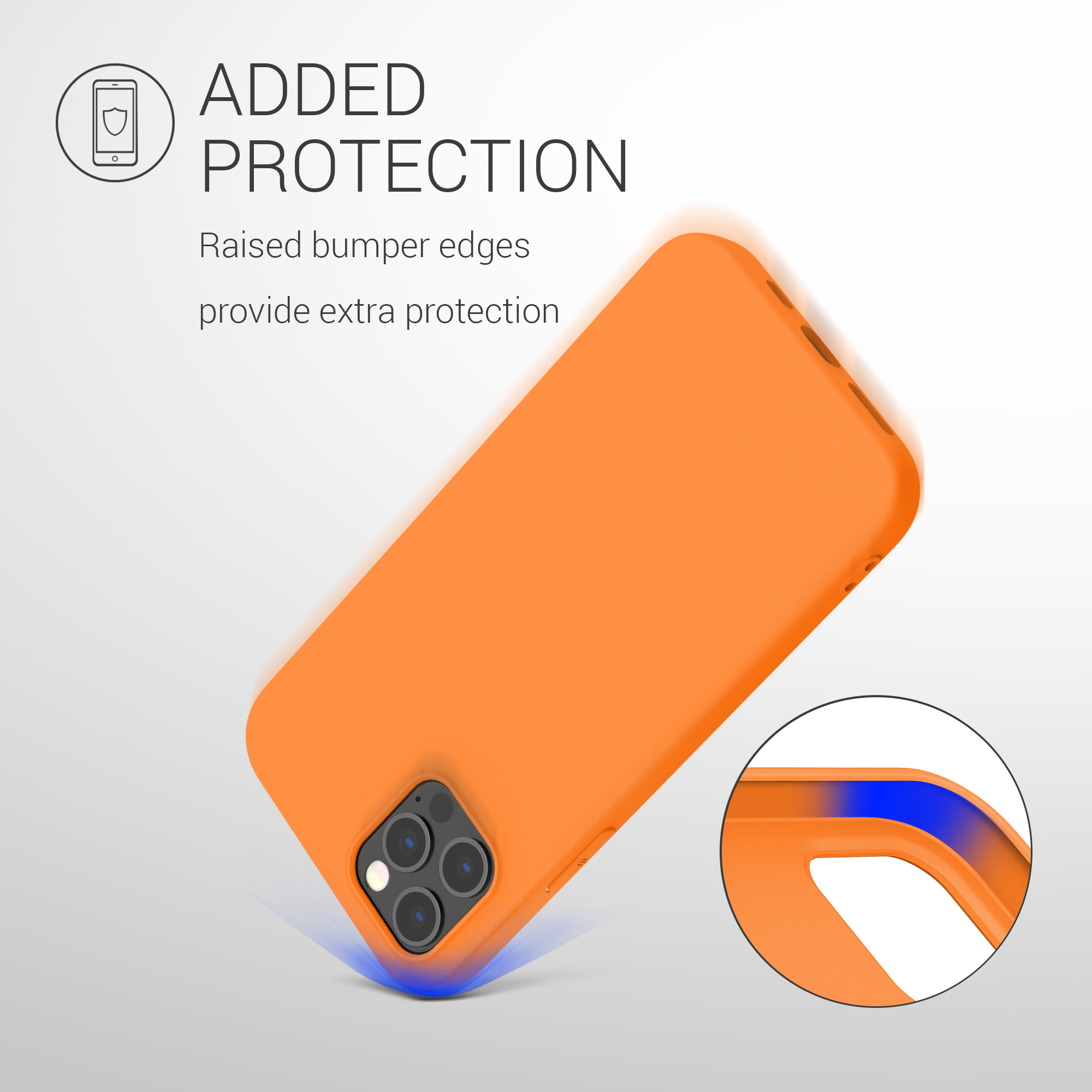 Silikonový kryt kwmobile pro iPhone 12 Pro Max - ovocná oranžová