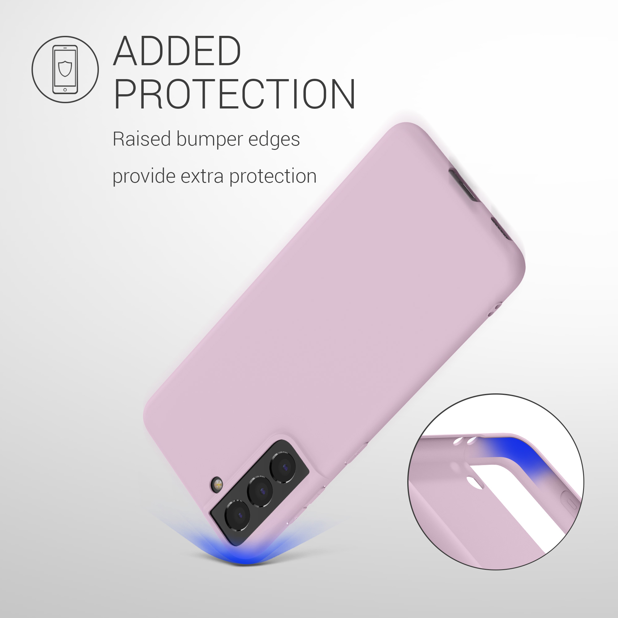 Kryt na mobil Samsung Galaxy S21 kwmobile TPU mauve