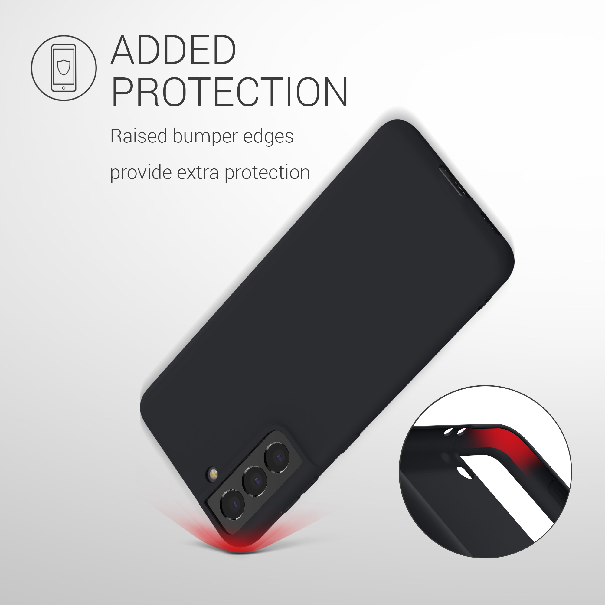 Kryt na mobil Samsung Galaxy S21 kwmobile TPU borůvkově modrý
