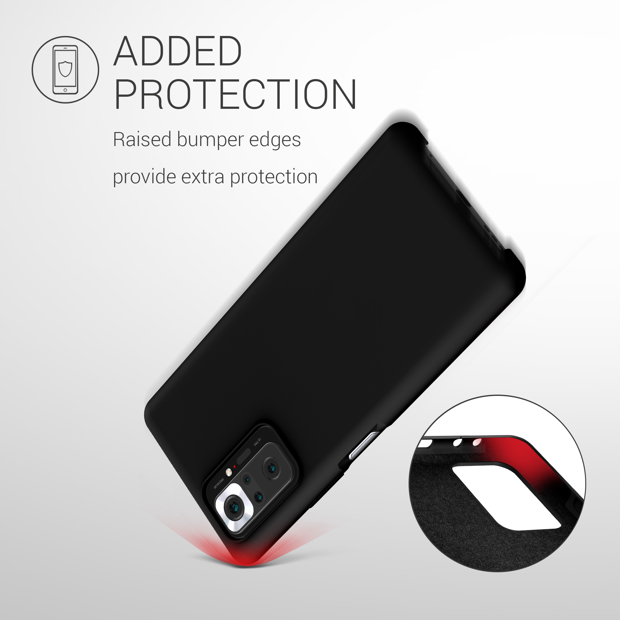 Pouzdro pro Xiaomi Redmi Note 10 Pro kwmobile silikonové - černá