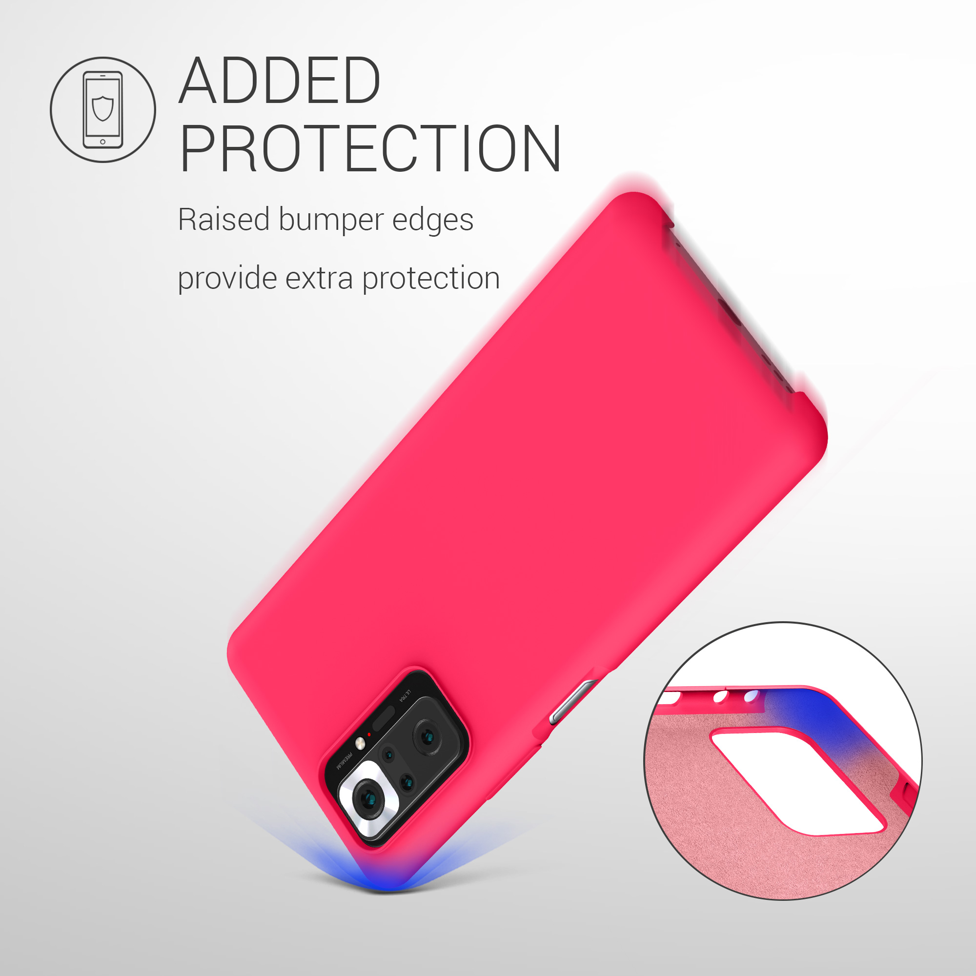Kryt Xiaomi Redmi Note 10 Pro silikonový TPU růžová kwmobile