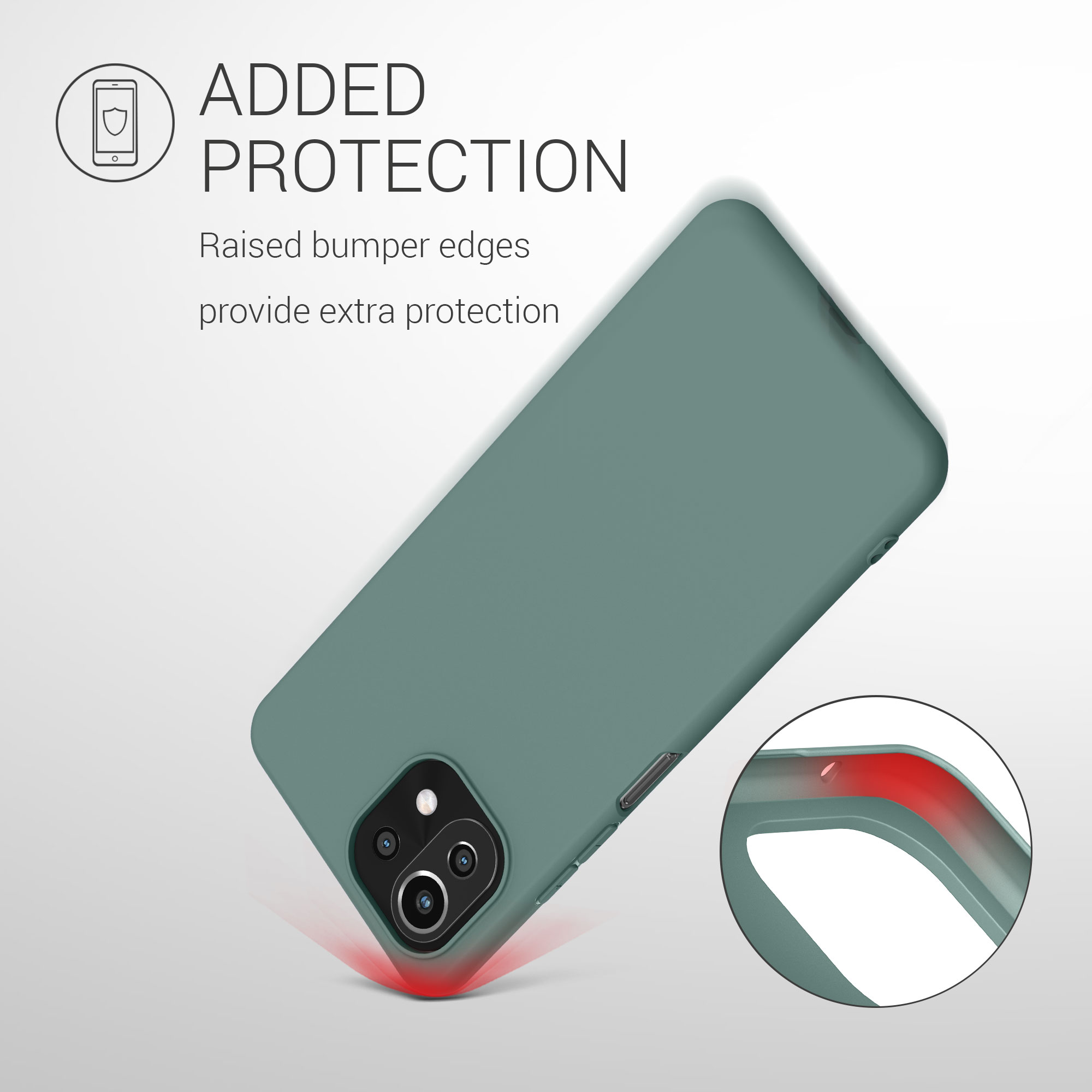 Kryt na mobil Xiaomi 11 Lite NE kwmobile TPU modro-zelený