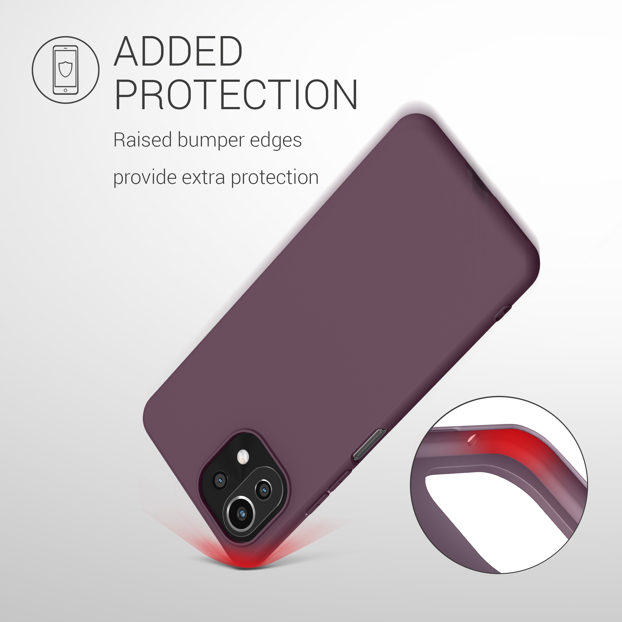 Kryt na mobil Xiaomi 11 Lite NE kwmobile TPU světle fialový