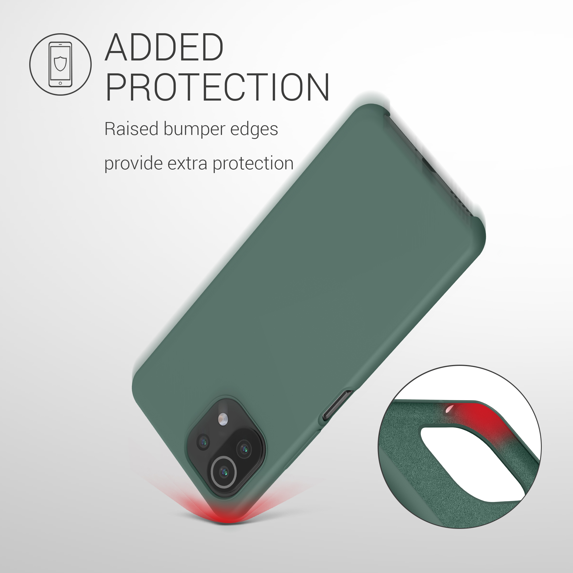 Kryt na mobil Xiaomi 11 Lite NE kwmobile TPU modro-zelený