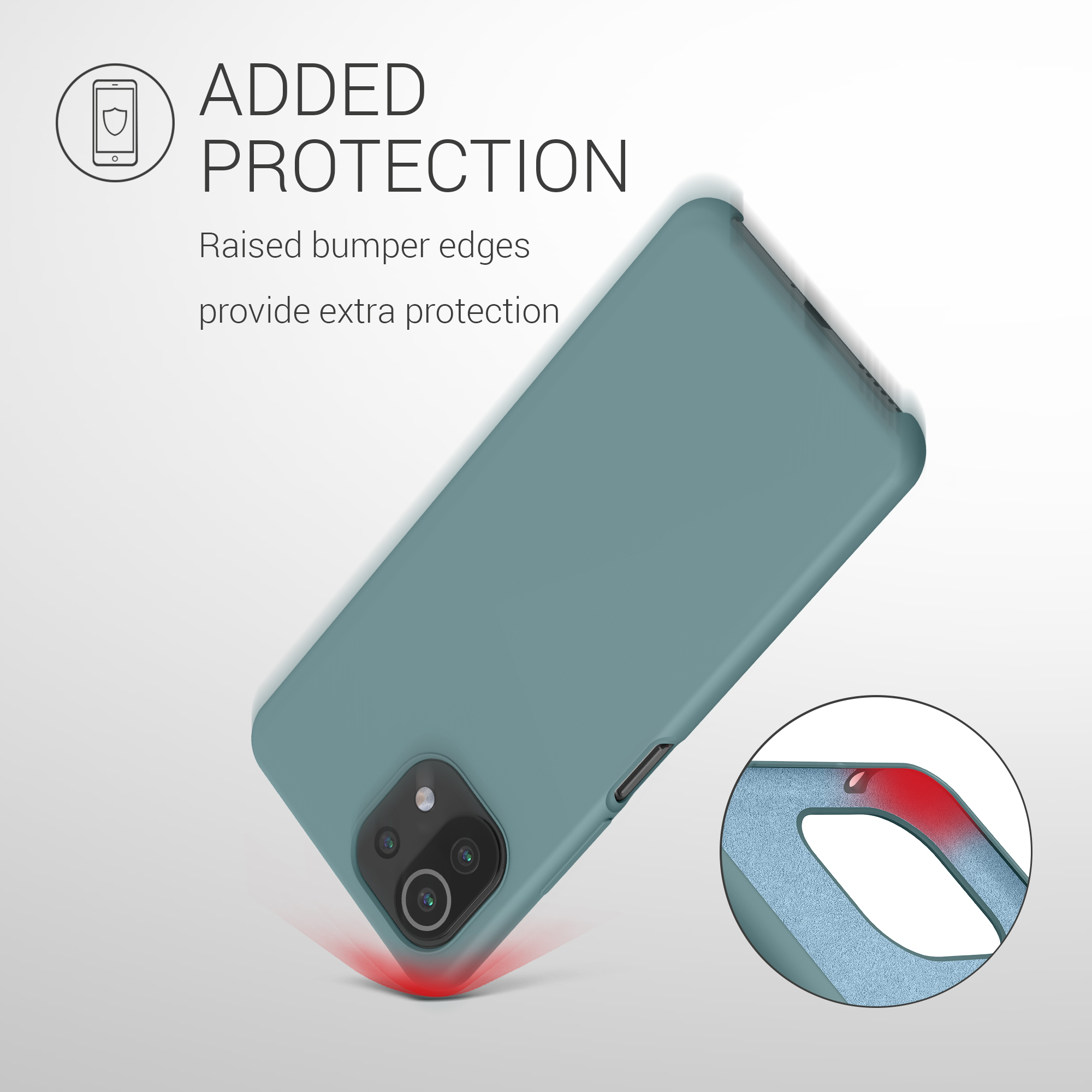 Kryt na mobil Xiaomi 11 Lite NE kwmobile TPU arktická noc