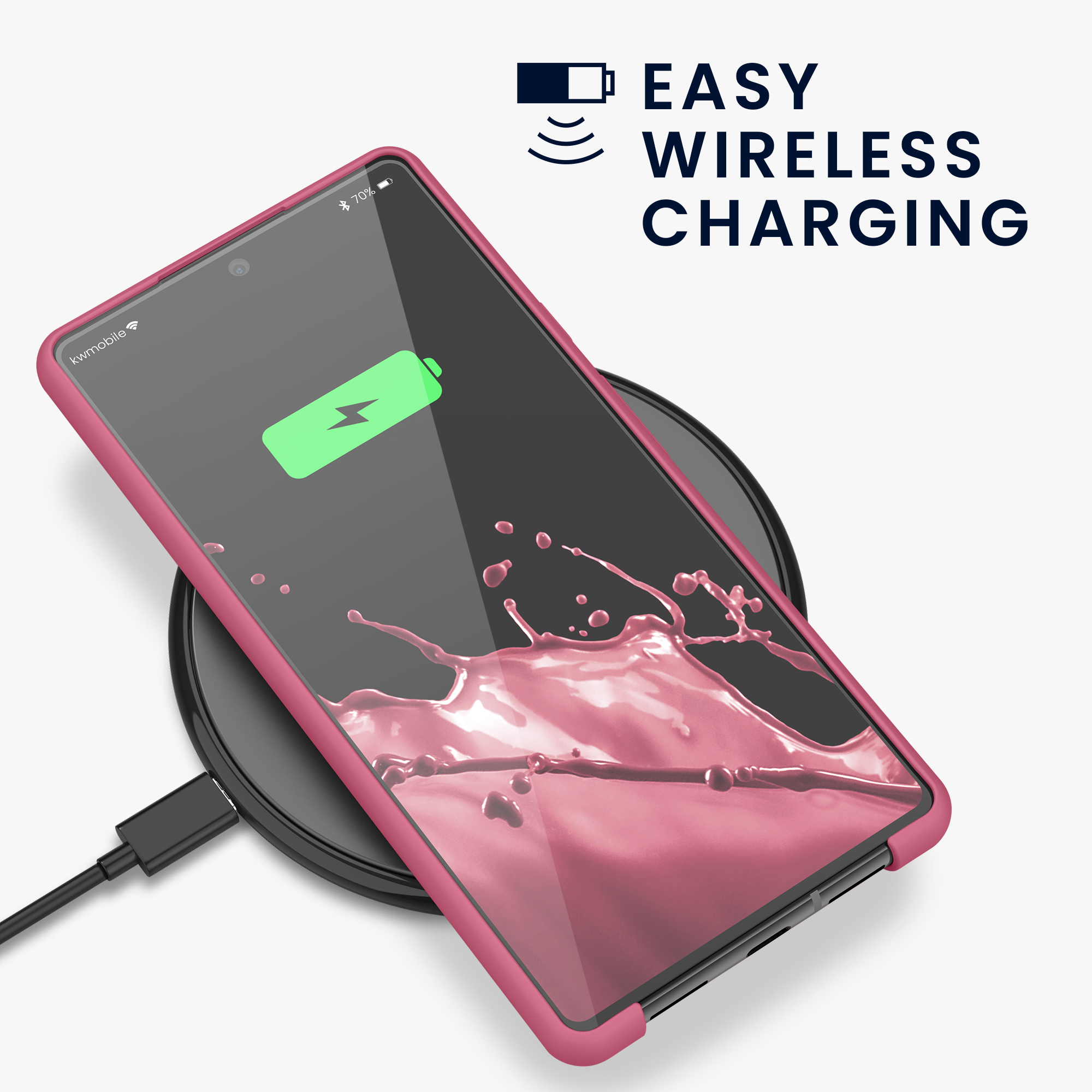 Zadní kryt kwmobile pro Google Pixel 6 - wireless charging sweet candy
