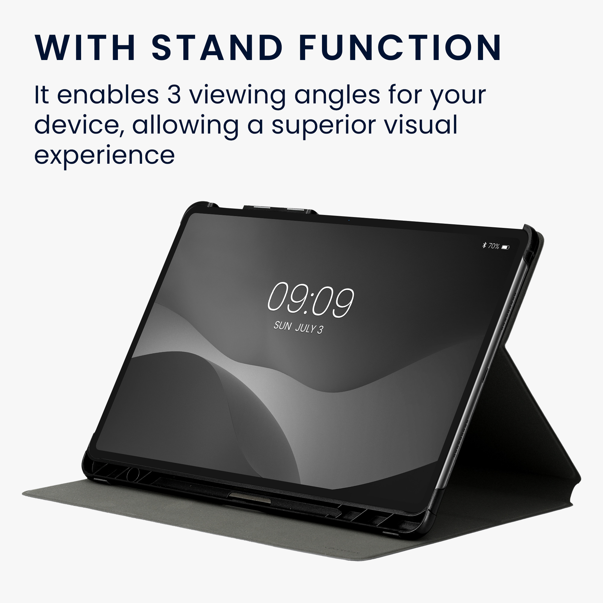 Pouzdro na tablet - Huawei MatePad Pro 12 - kwmobile - černá/šedá