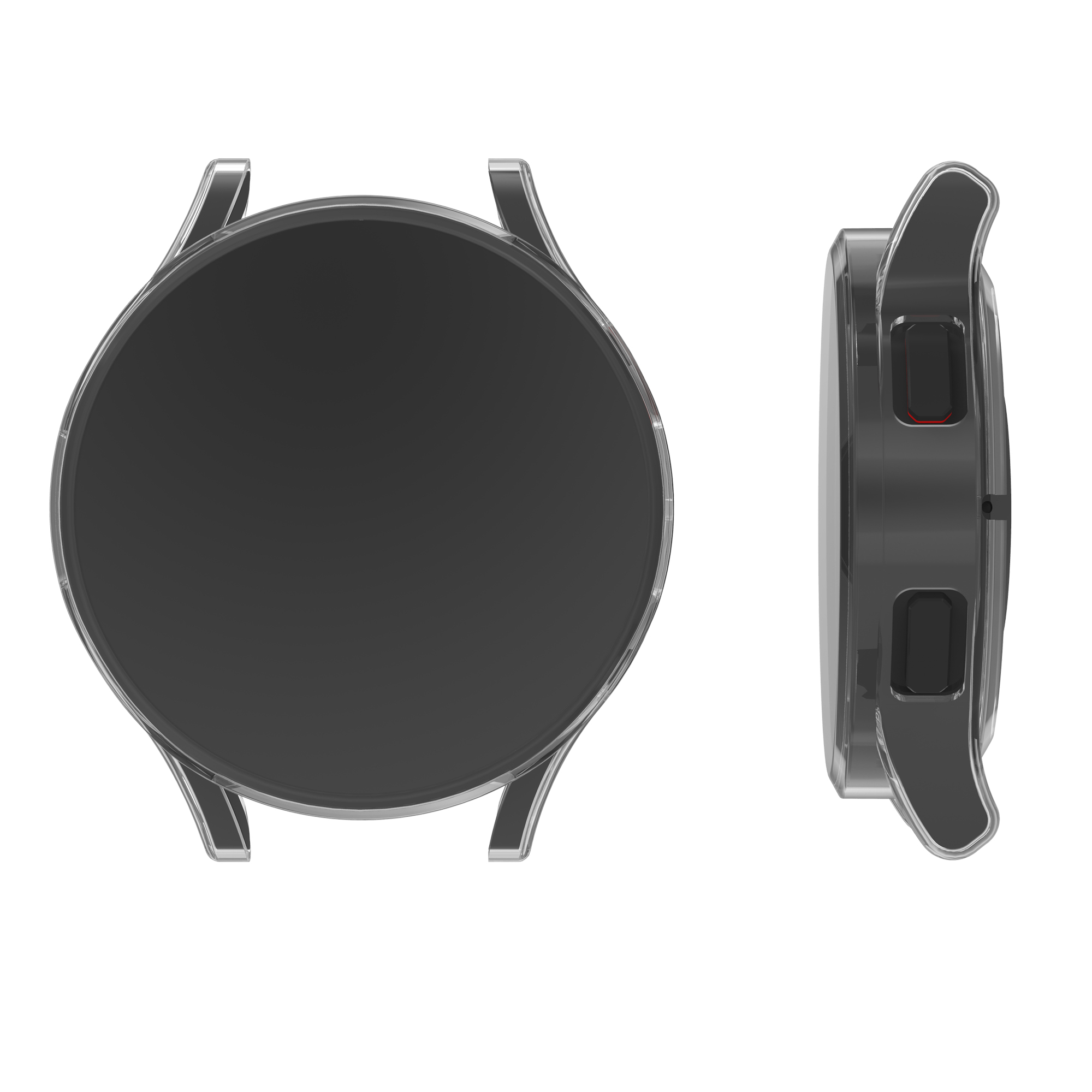 2x Ochranná fólie na hodinky Galaxy Watch 4 (40mm) kwmobile transparentní