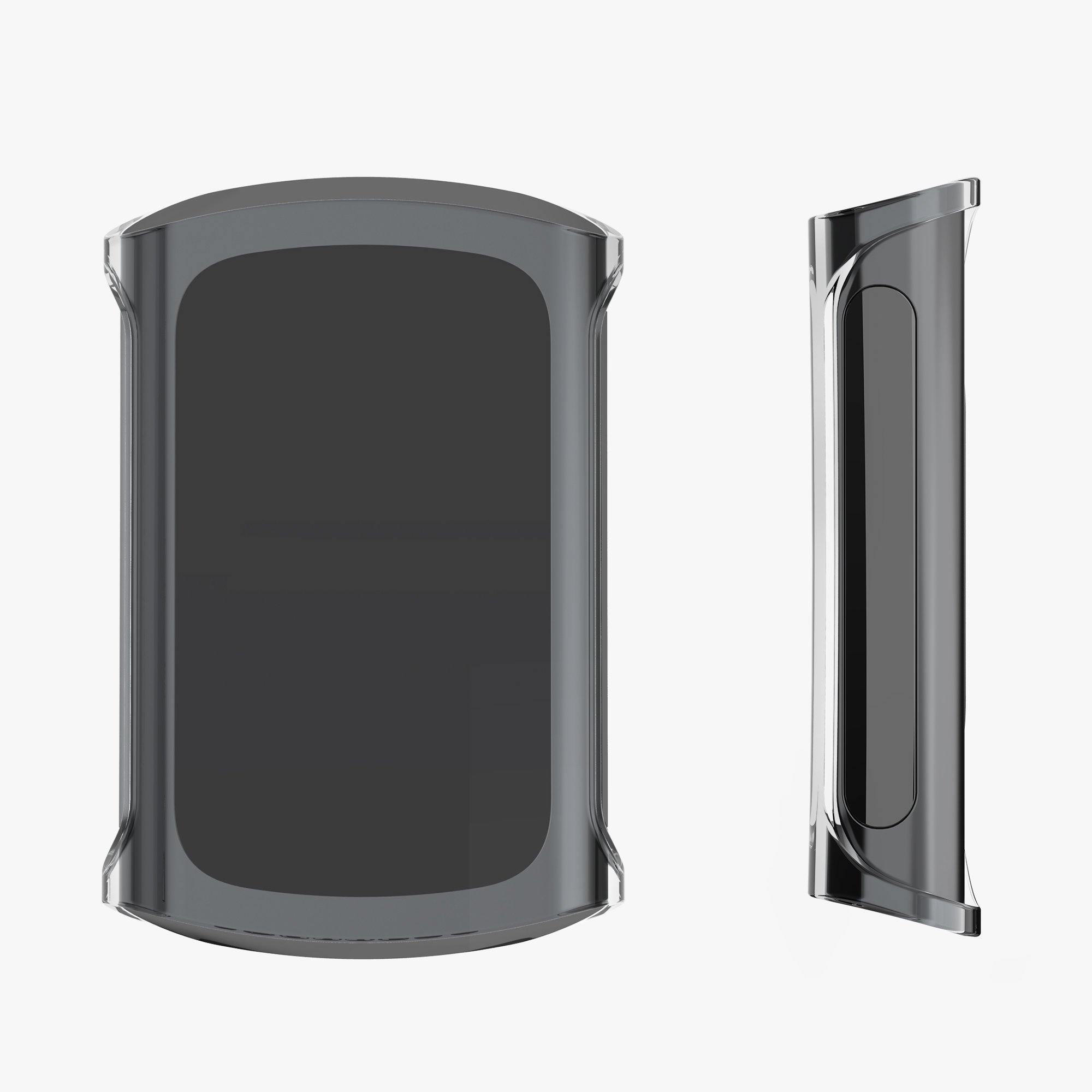 2x obal s ochranným sklem pro Fitbit Charge 6 / Charge 5 kwmobile silikonové - transparentní