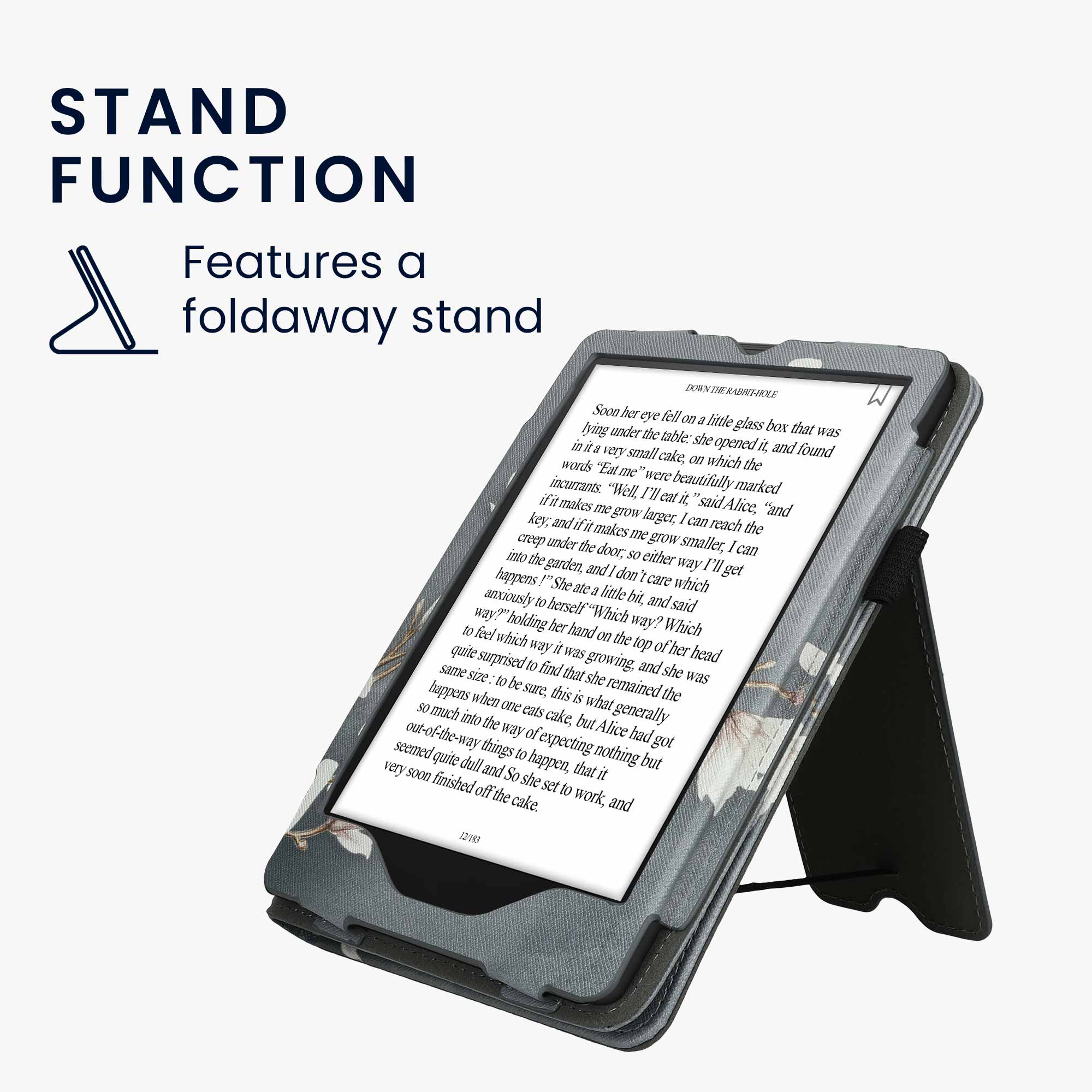 Pouzdro na čtečku kwmobile Amazon Kindle Paperwhite 11 Generation 2021 Case - Cover for Kindle Paperwhite Case w/ Stand Strap