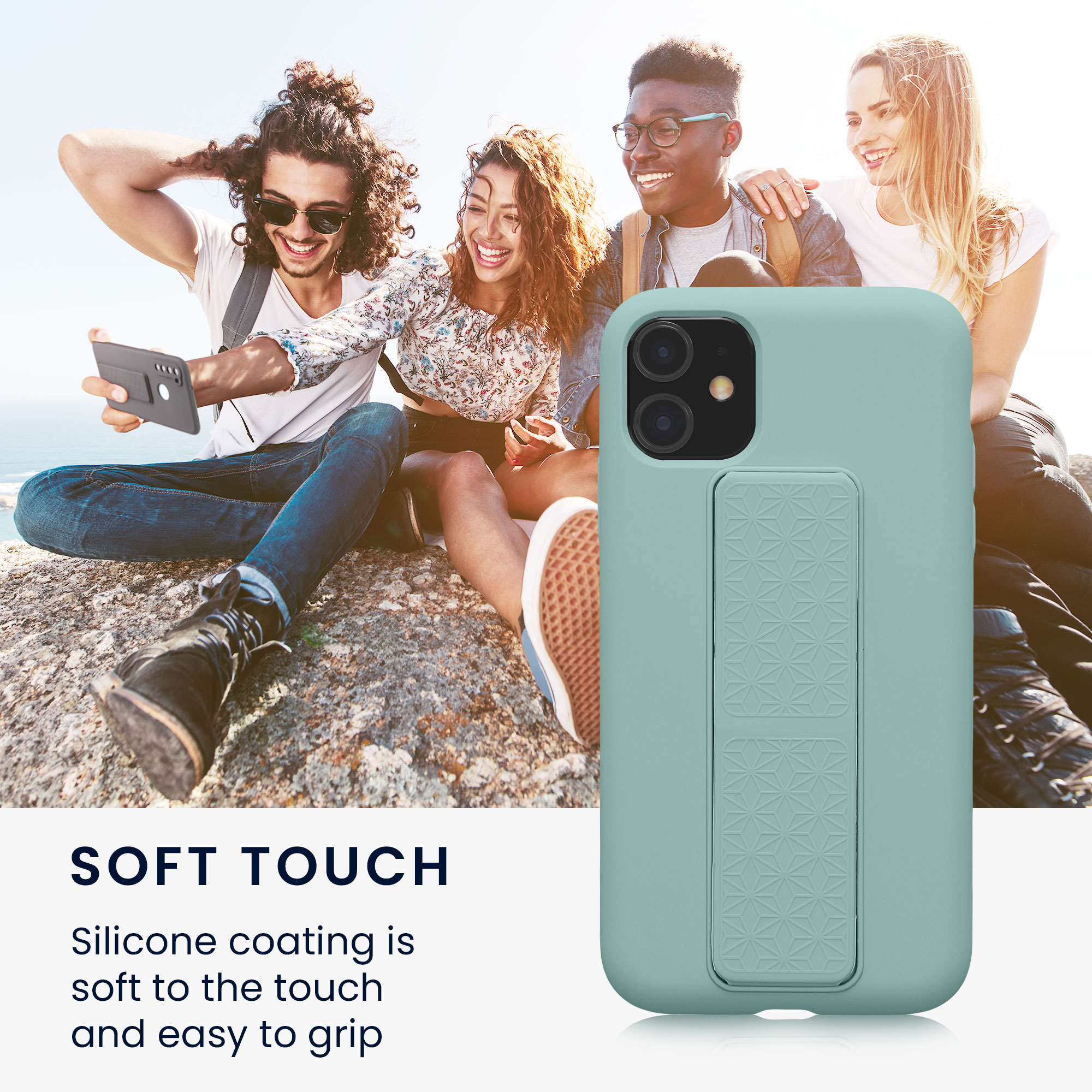 Kryt na mobil kwmobile iPhone 11 - poutko, Mint