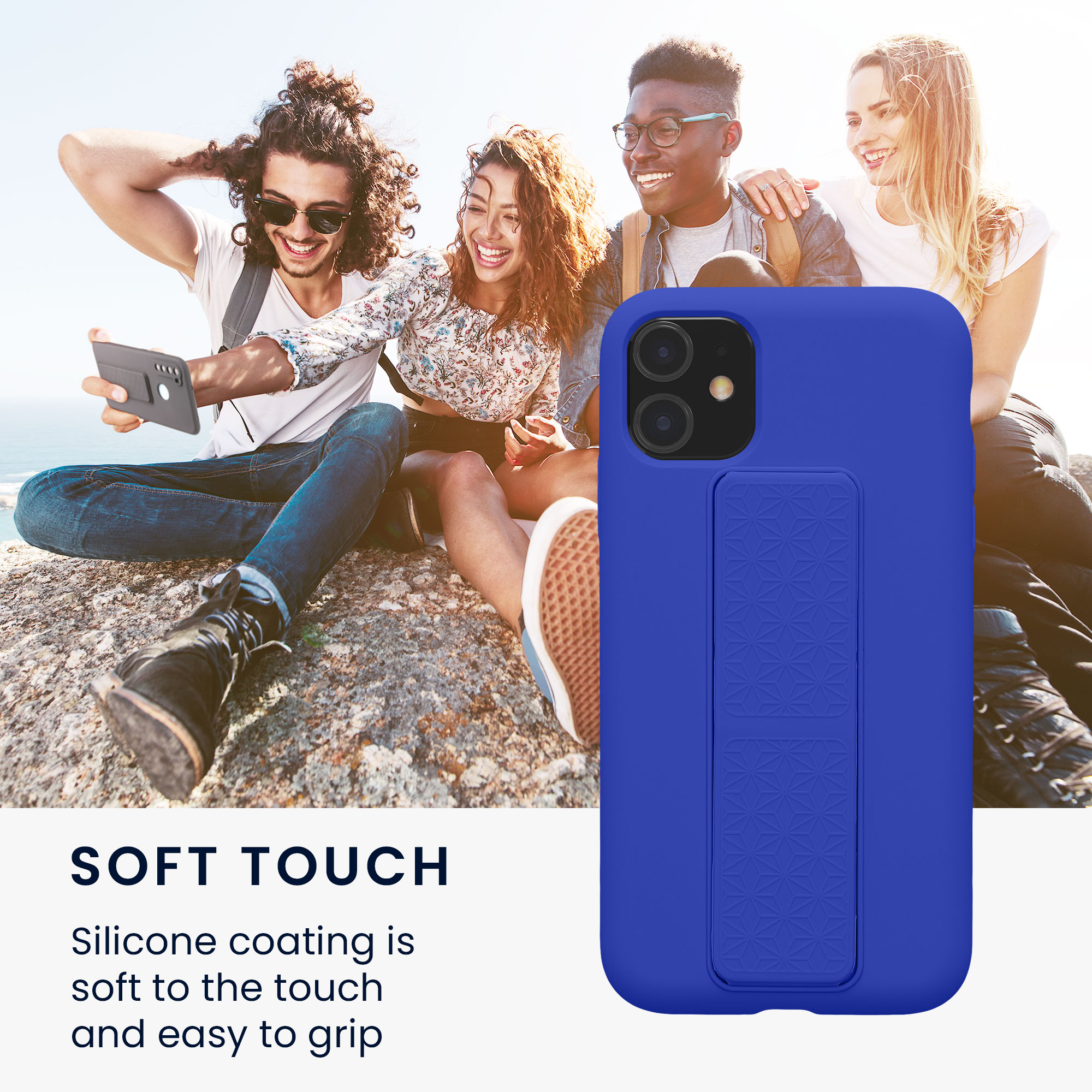 Kryt na mobil kwmobile iPhone 11 - poutko, baltská modrá
