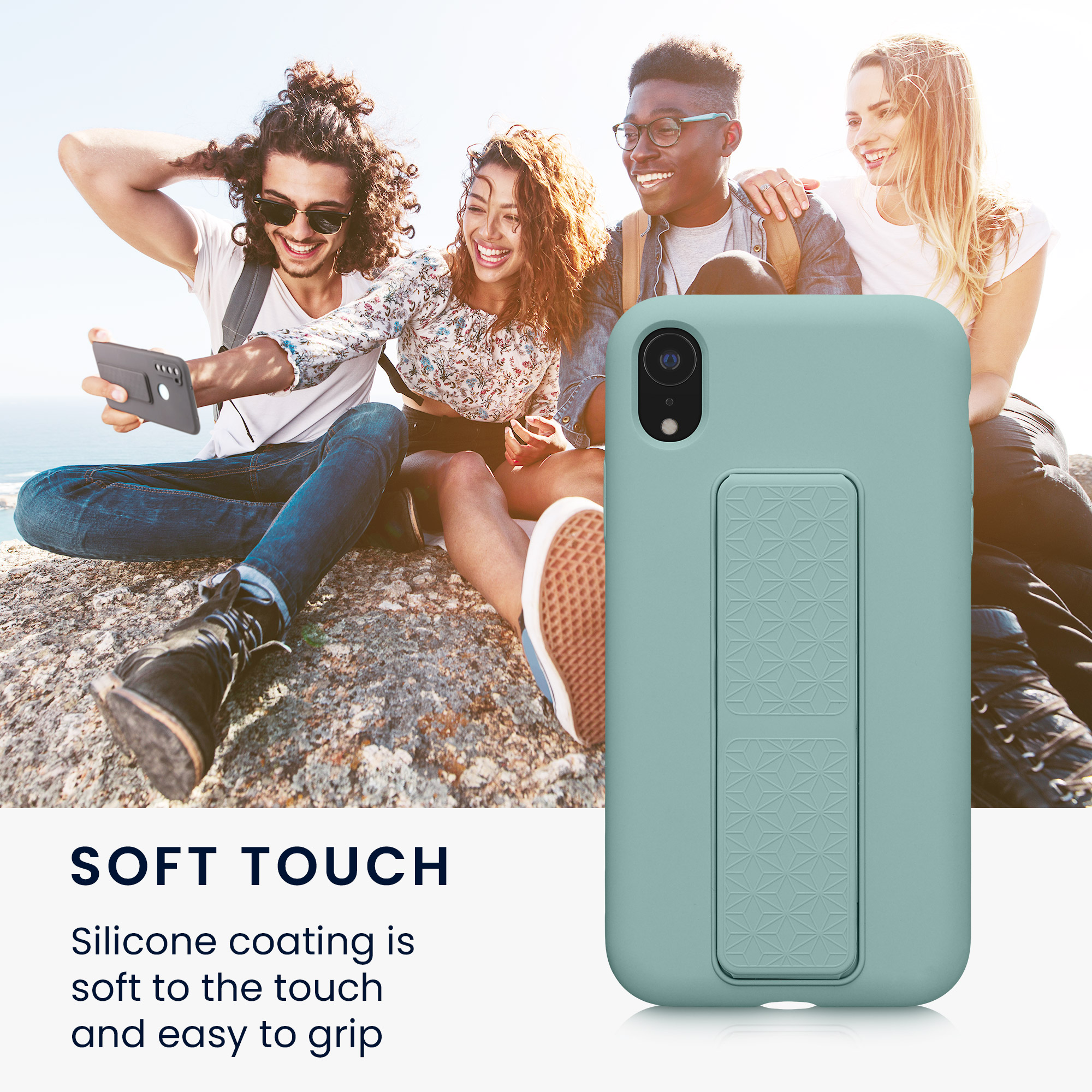 Silikonový kryt na mobil kwmobile pro Apple iPhone XR - mátová