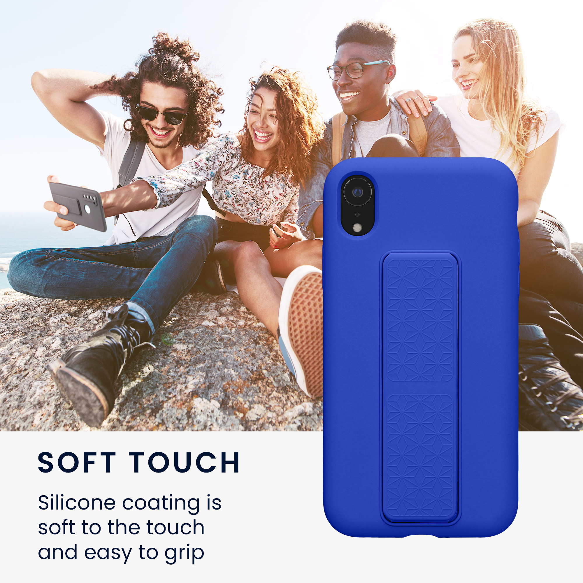 Silikonový kryt na mobil kwmobile pro Apple iPhone XR - baltská modrá