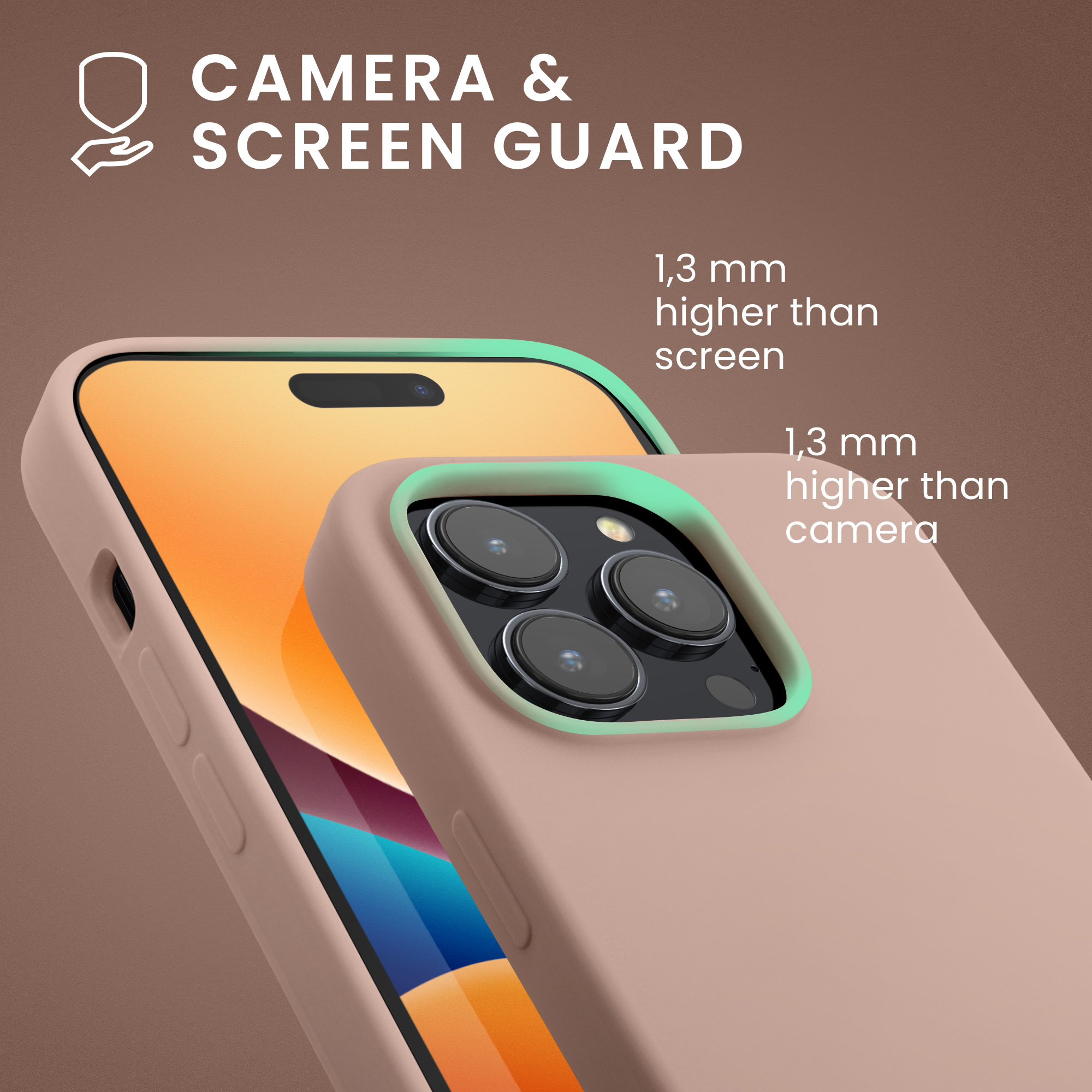 Kryt kwmobile slim iPhone 14 Pro růžová