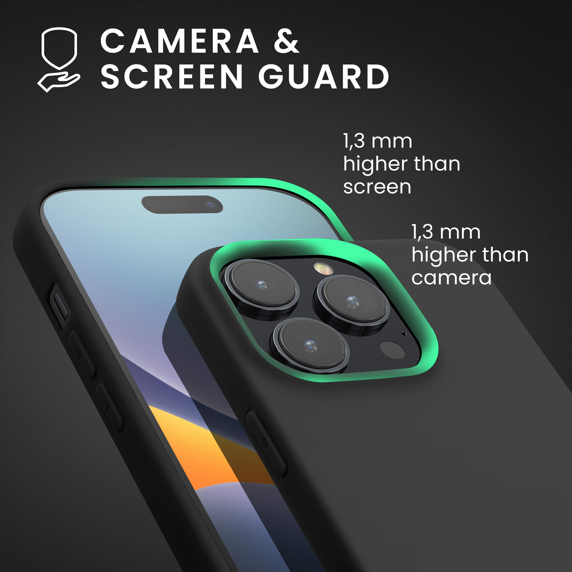 Pouzdro pro iPhone 14 Pro kwmobile tenké silikonové - matná černá