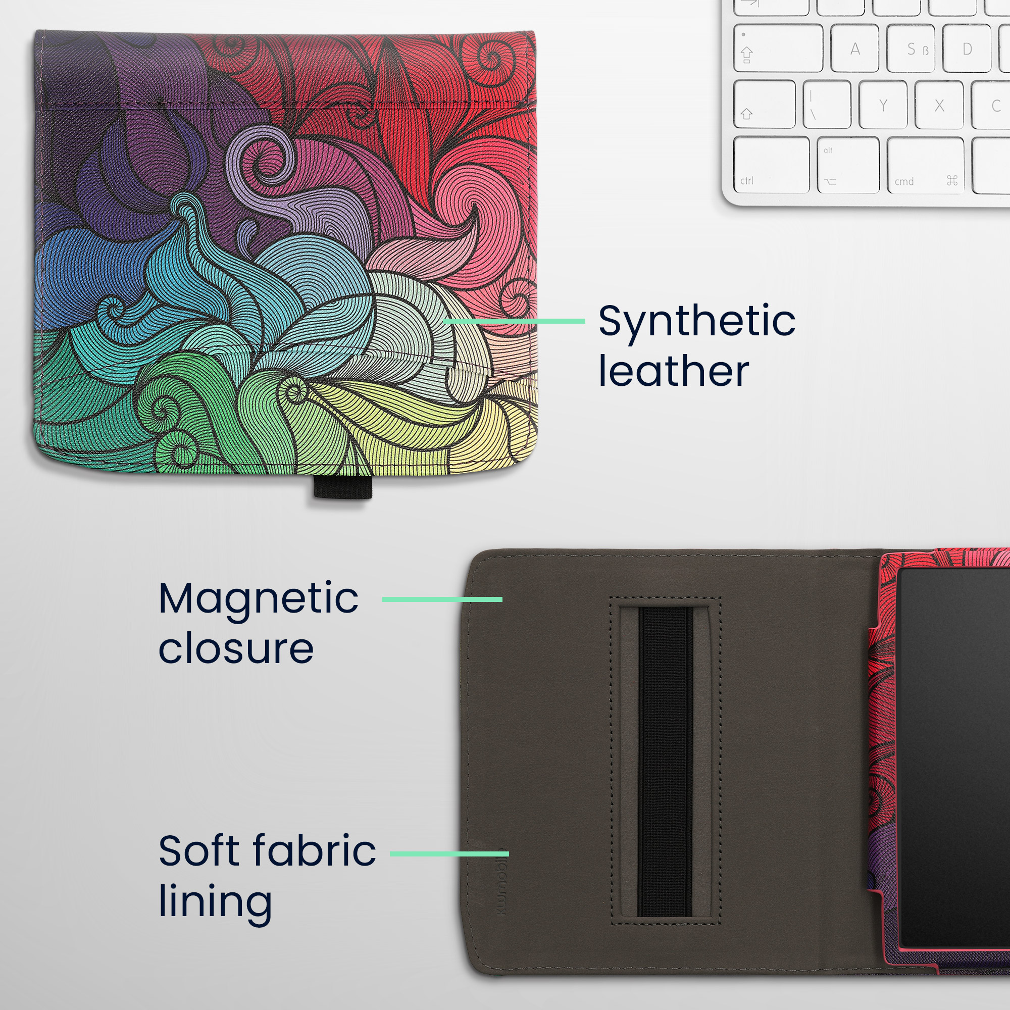 Flip pouzdro na čtečku Pocketbook Era / Era Color zelené se stojánkem