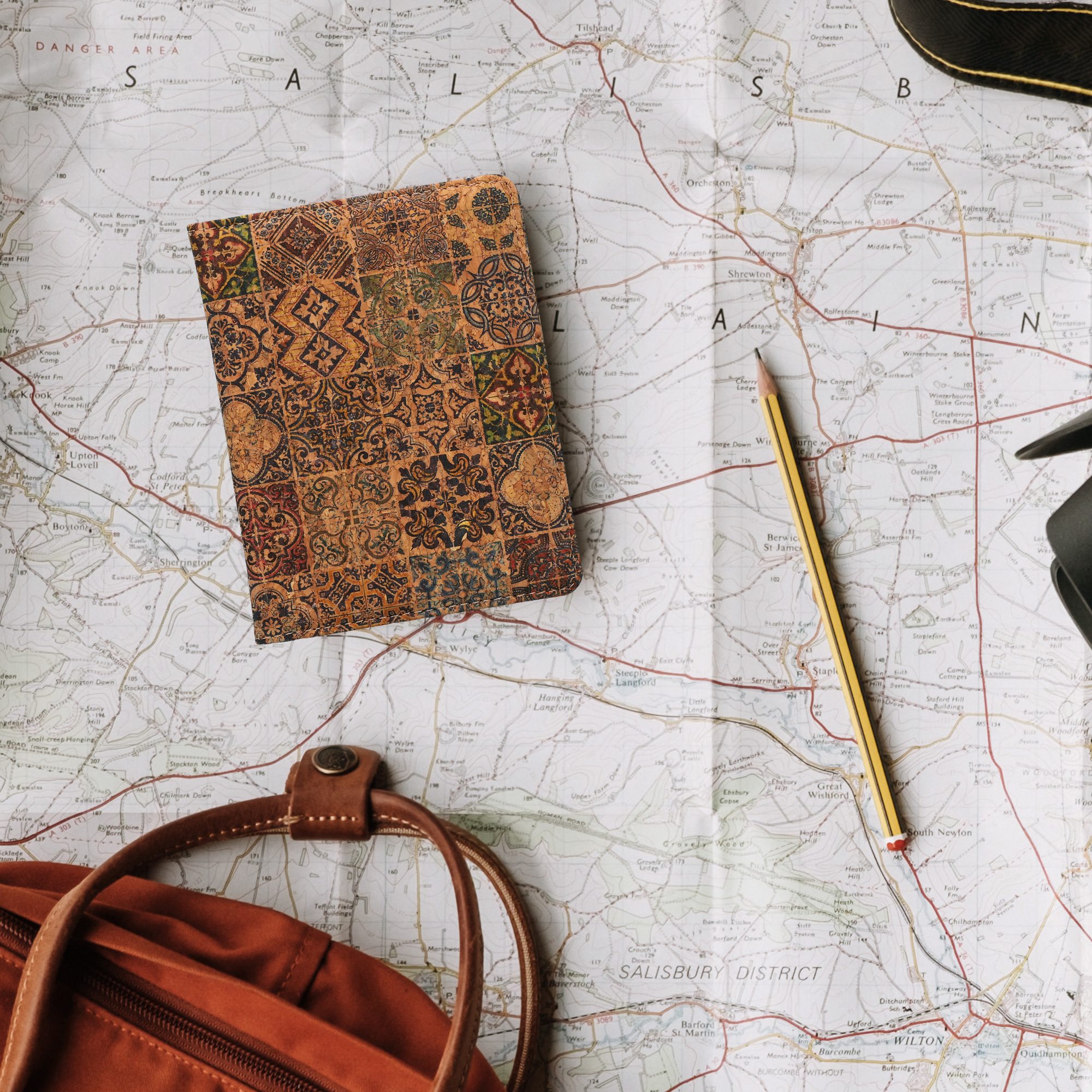 kwmobile obal na pas - Maroccan Tiles