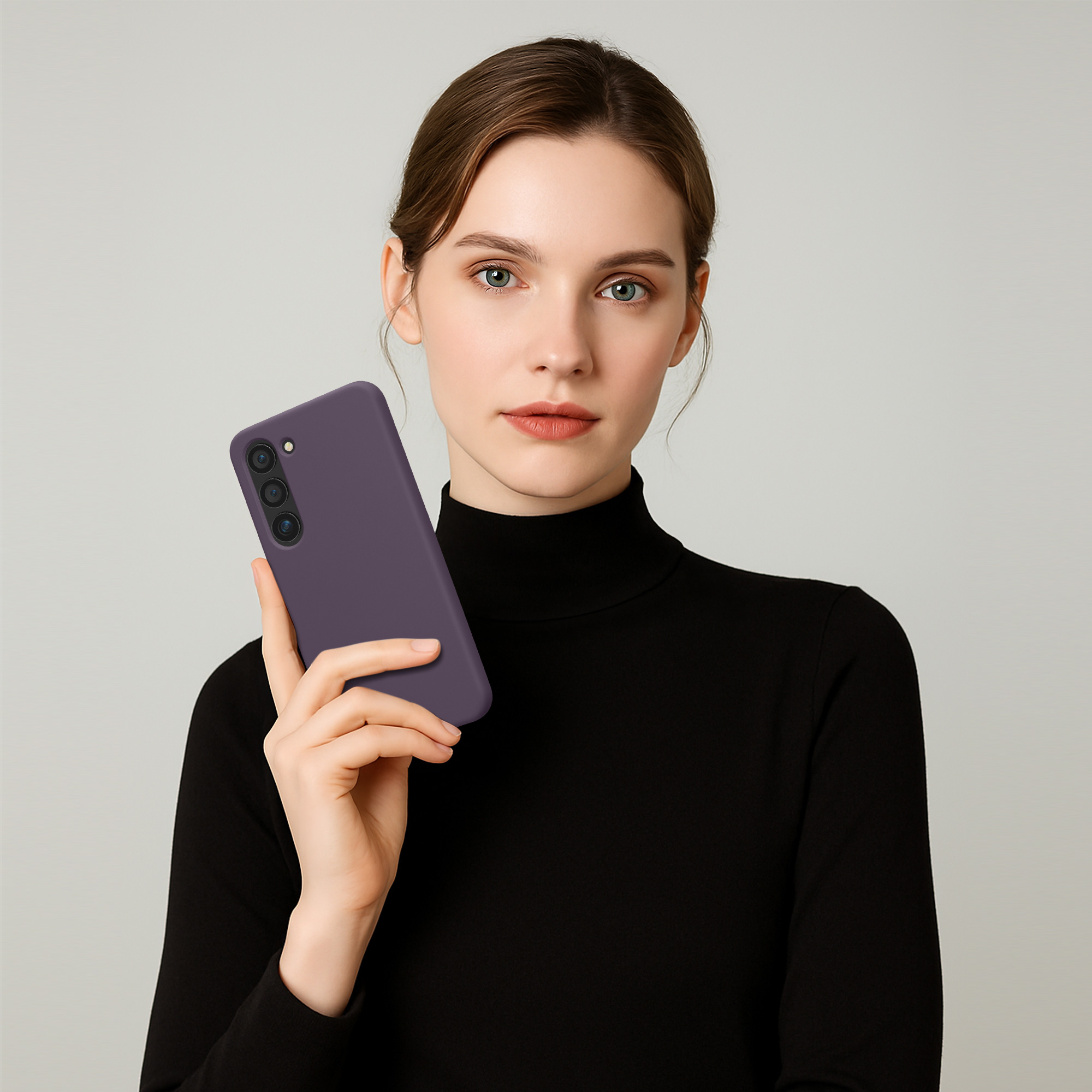 Silikonový kryt na mobil Galaxy S23 kwmobile Pale Iris