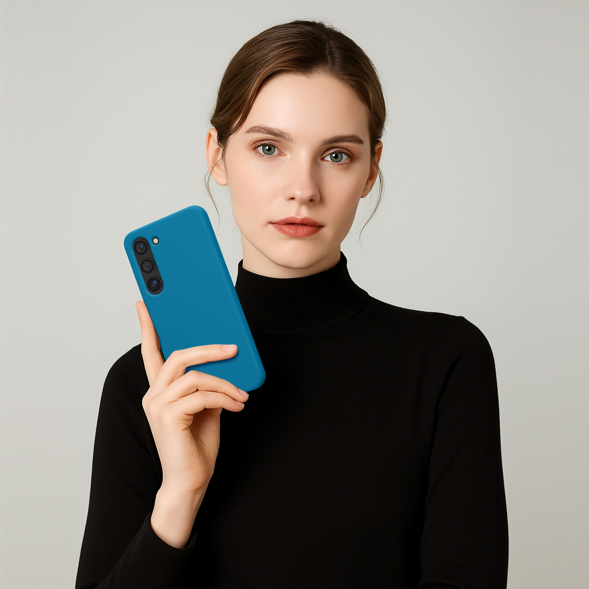 Silikonový kryt na mobil Galaxy S23 Plus kwmobile karibská modrá