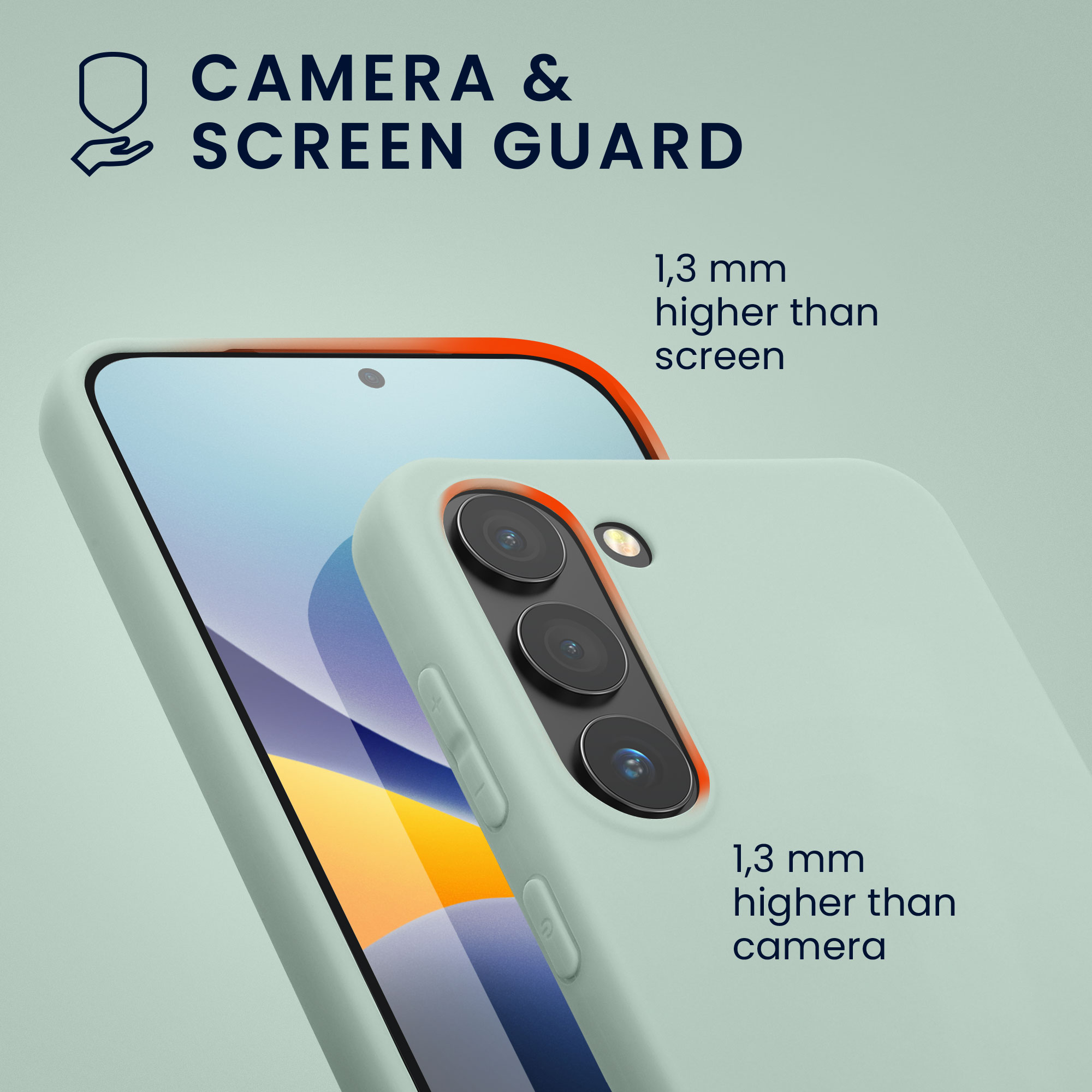 Silikonový kryt na mobil Galaxy S23 kwmobile mátová Cool Mint