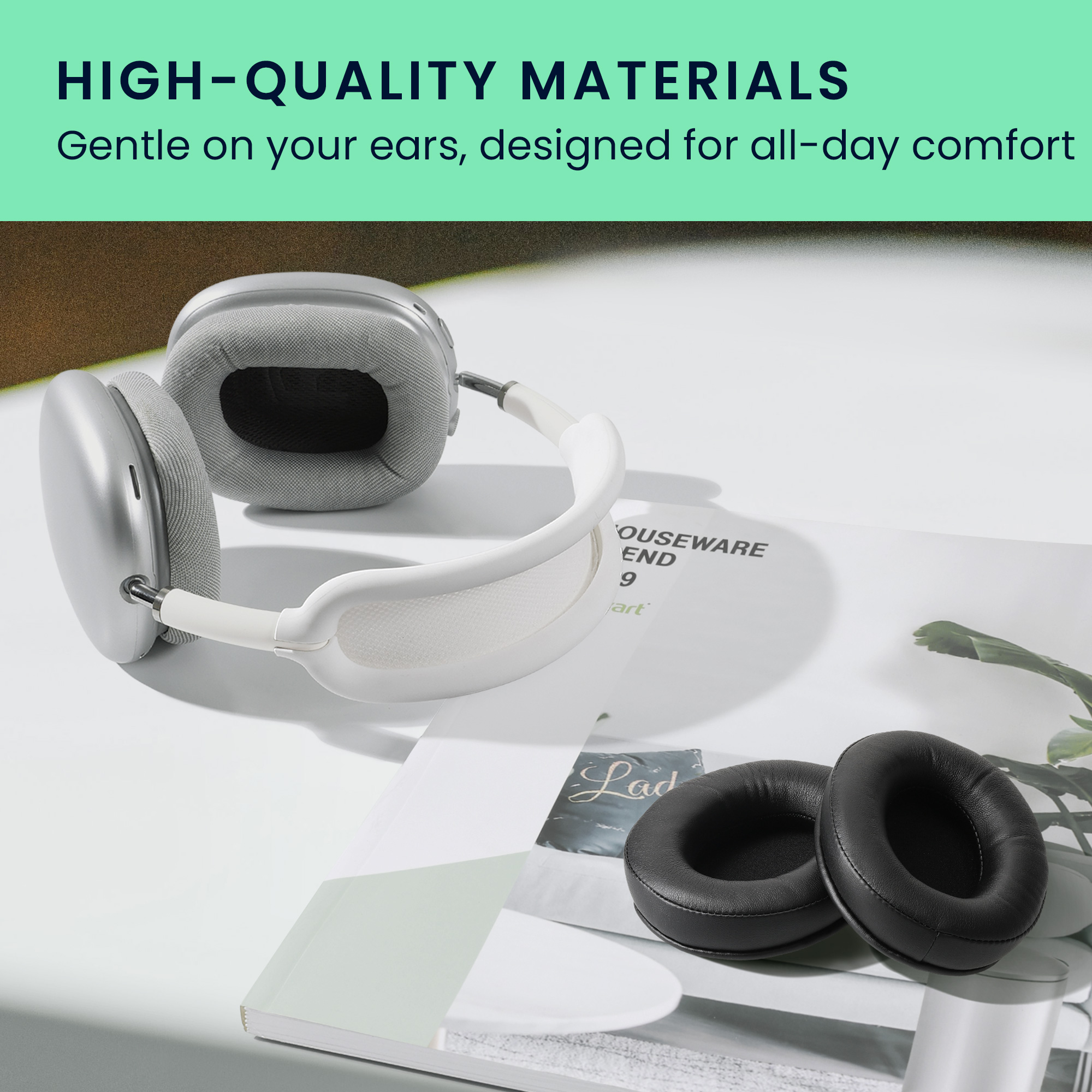 2x Náušníky na sluchátka kwmobile pro Kingston HyperX Cloud Stinger / Cloud… - černá