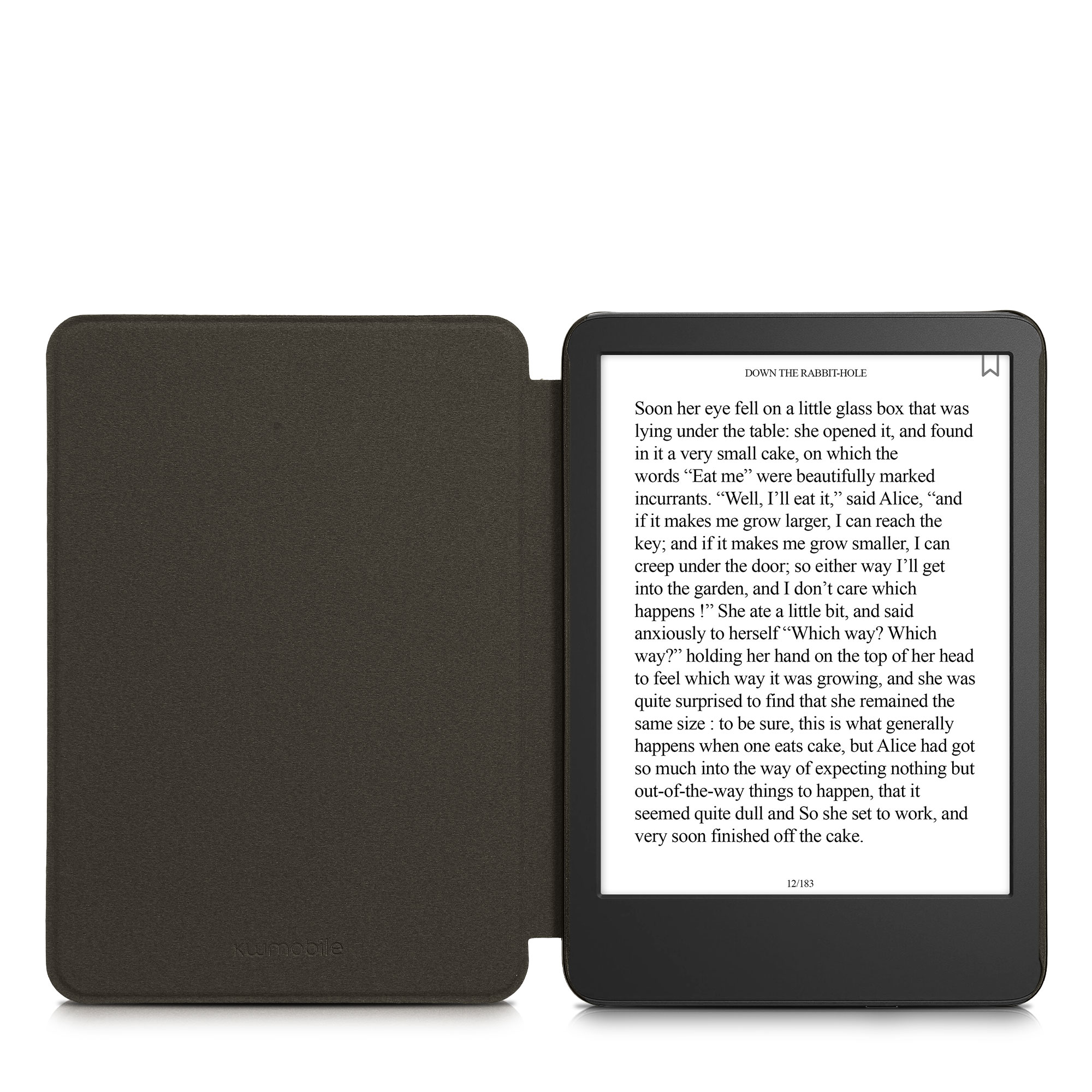 Pouzdro na čtečku kwmobile pro Amazon Kindle (2022/2024) - motiv Fractions tmavě růžová / červená / modrá