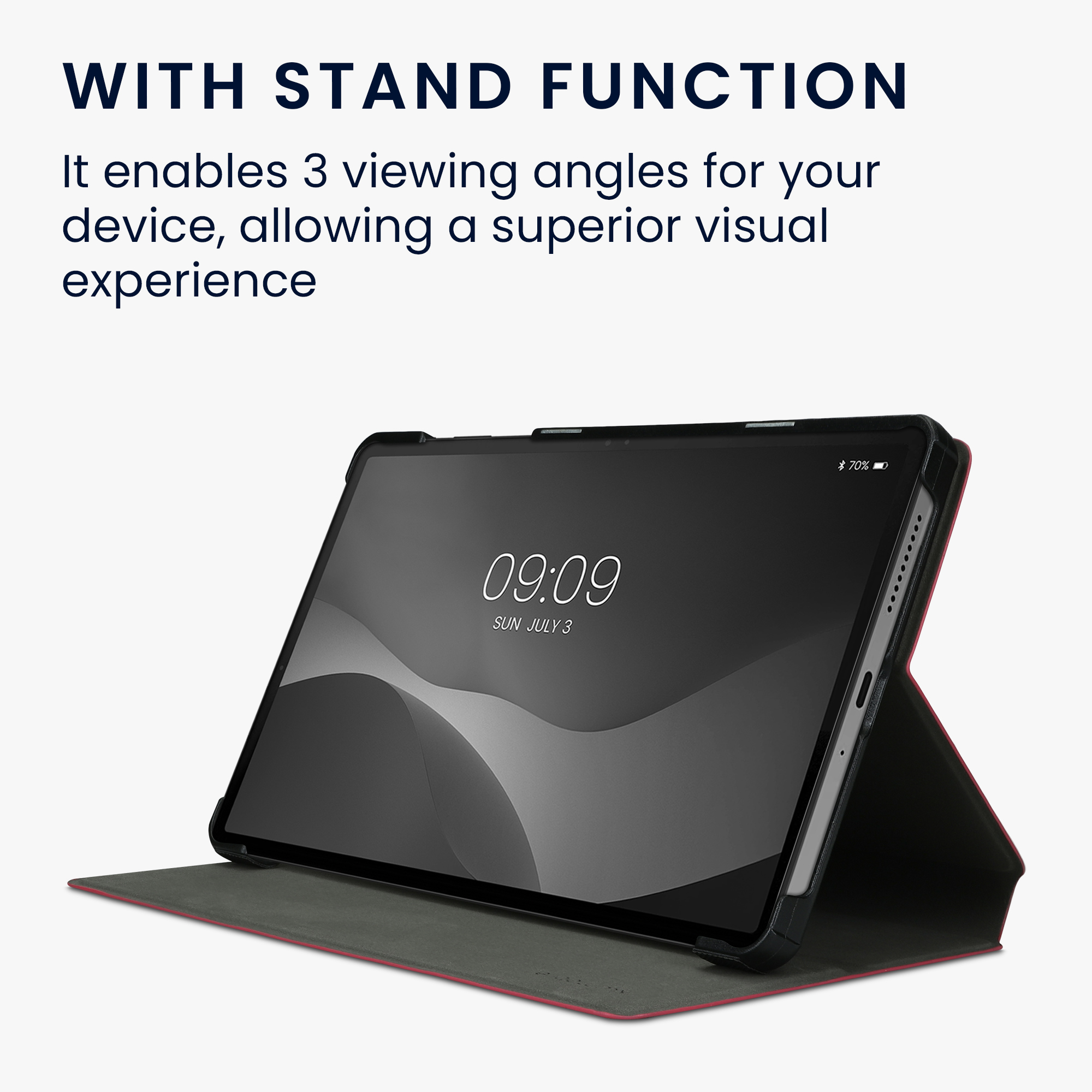 Pouzdro na tablet Lenovo Tab M8 (Gen 4) kwmobile - růžová / černá