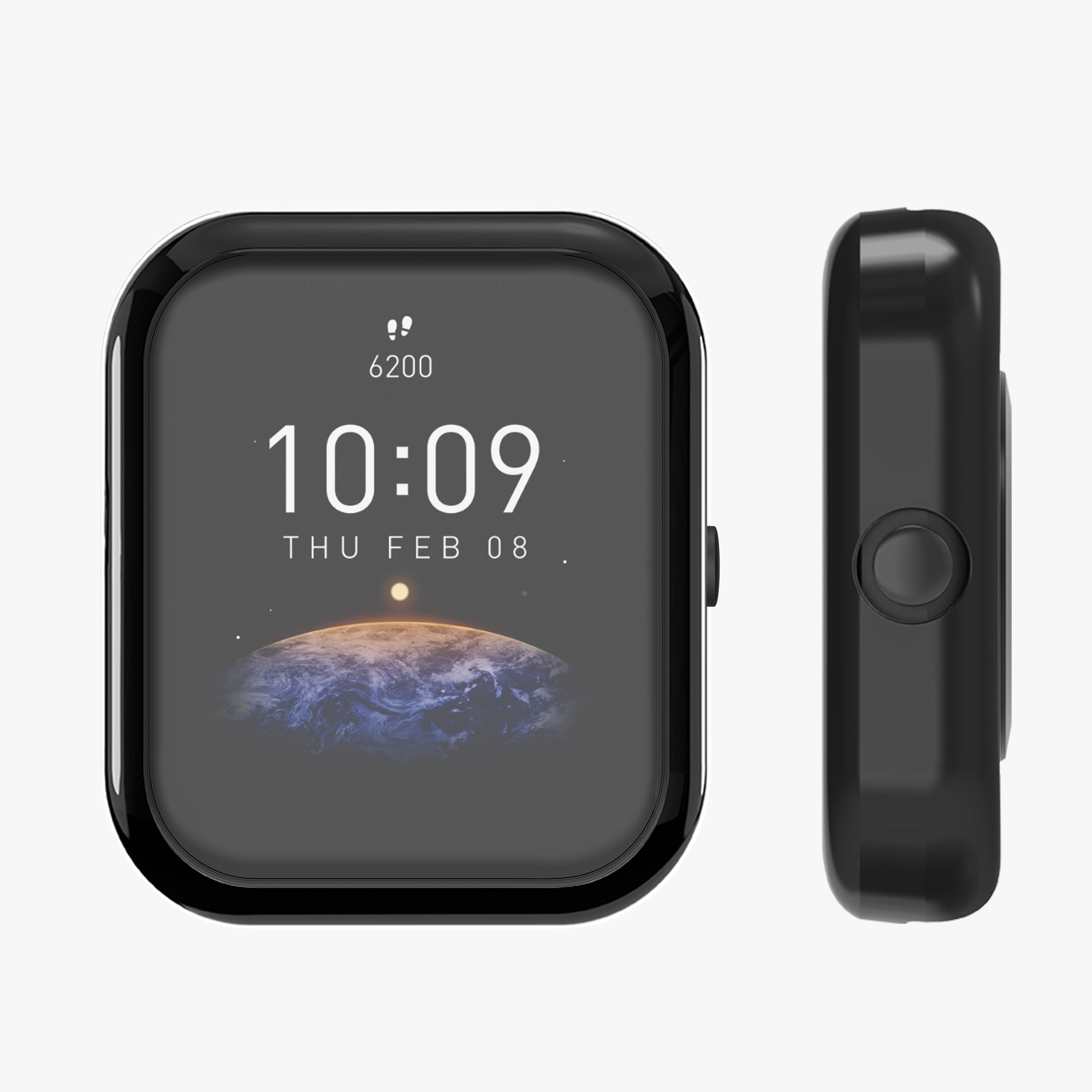 Sada 2 krytů s ochranou displeje pro Huami Amazfit Bip 3 / Bip 3 Pro kwmobile - černá a růžově zlatá