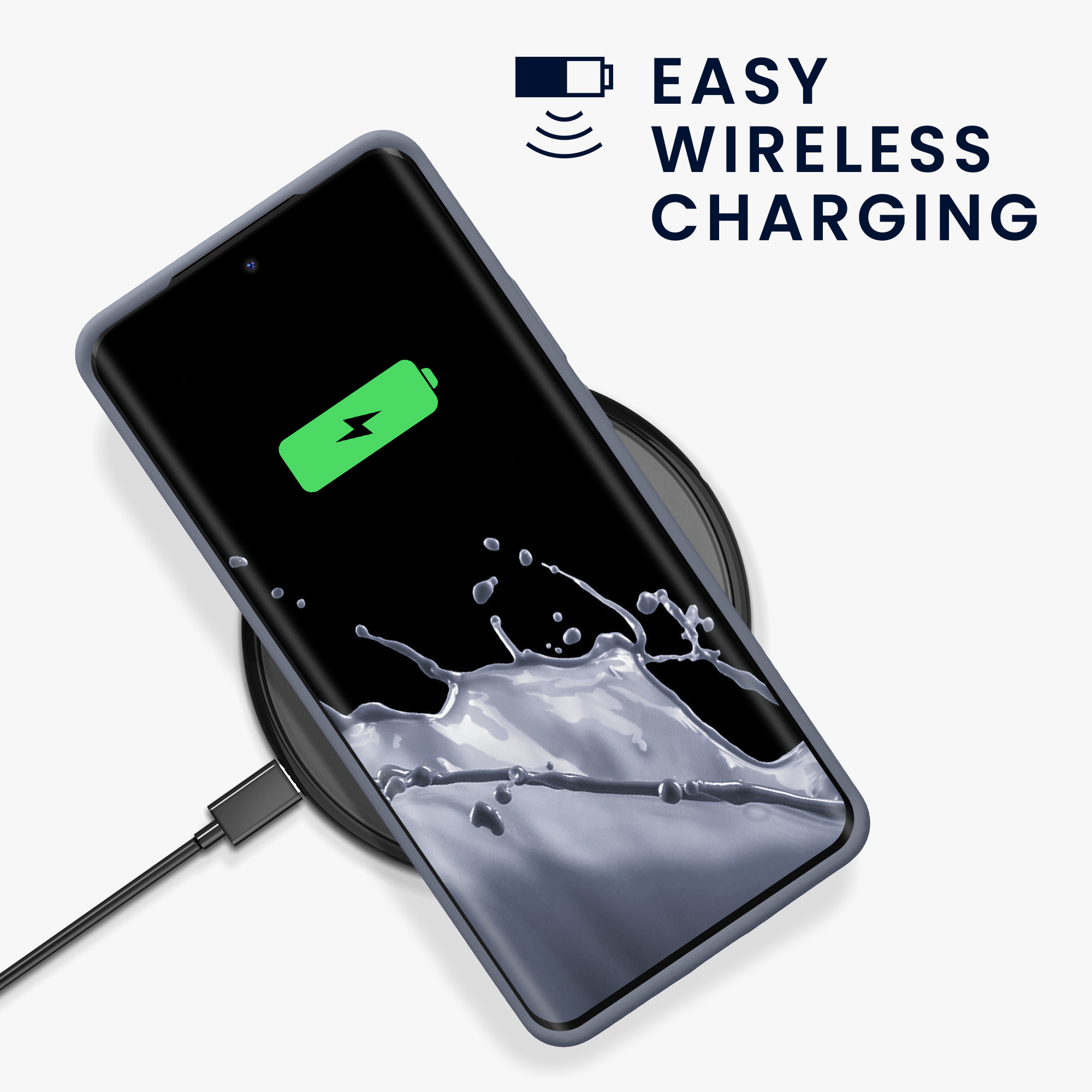 TPU kryt na mobil Motorola Edge 40 kwmobile TPU levandulově šedý