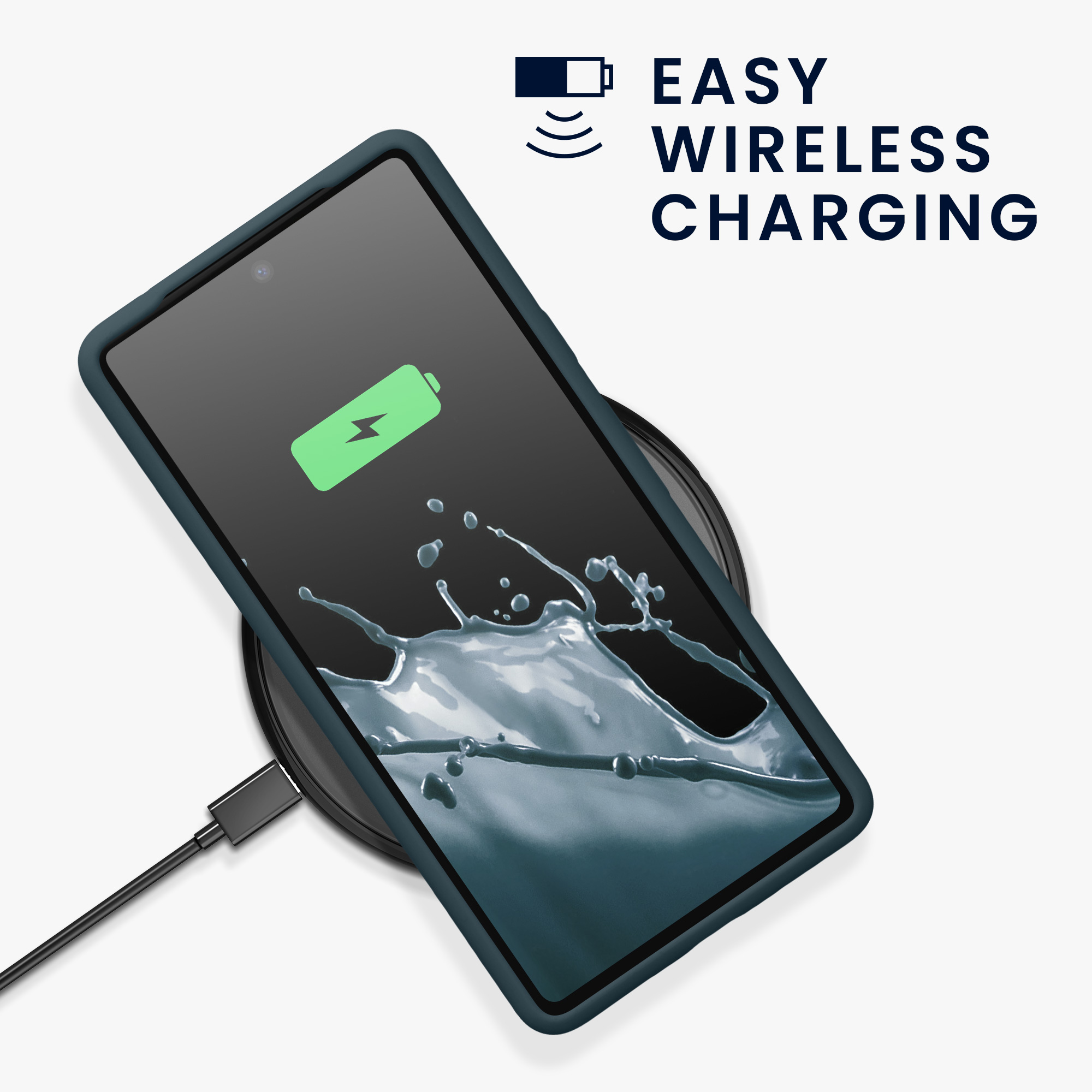 TPU kryt kwmobile Google Pixel 7a - Dark Slate
