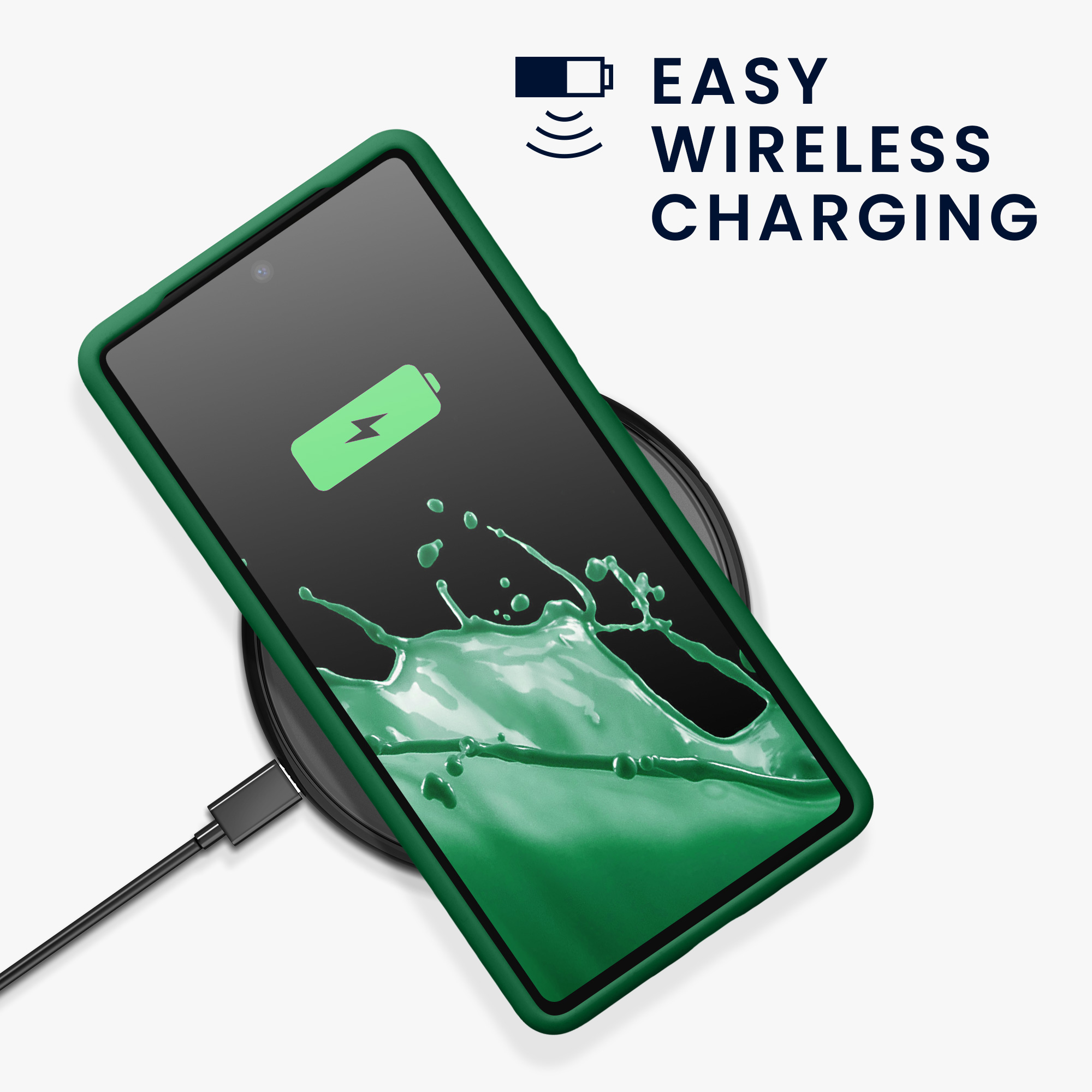TPU kryt kwmobile Google Pixel 7a - Pixie Green