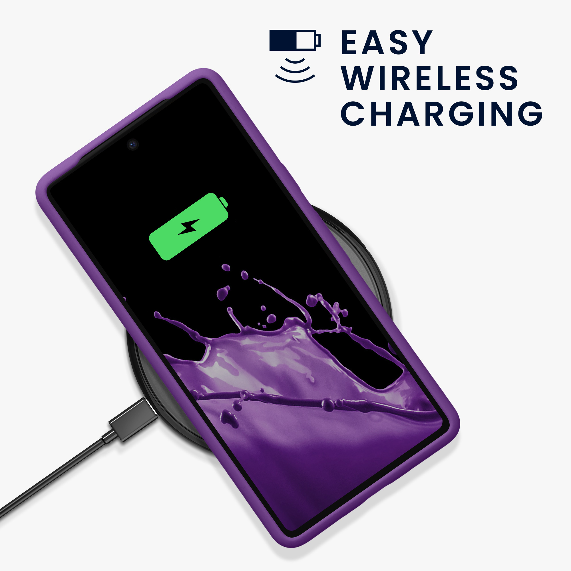 TPU kryt kwmobile Google Pixel 7a - Orchid Purple