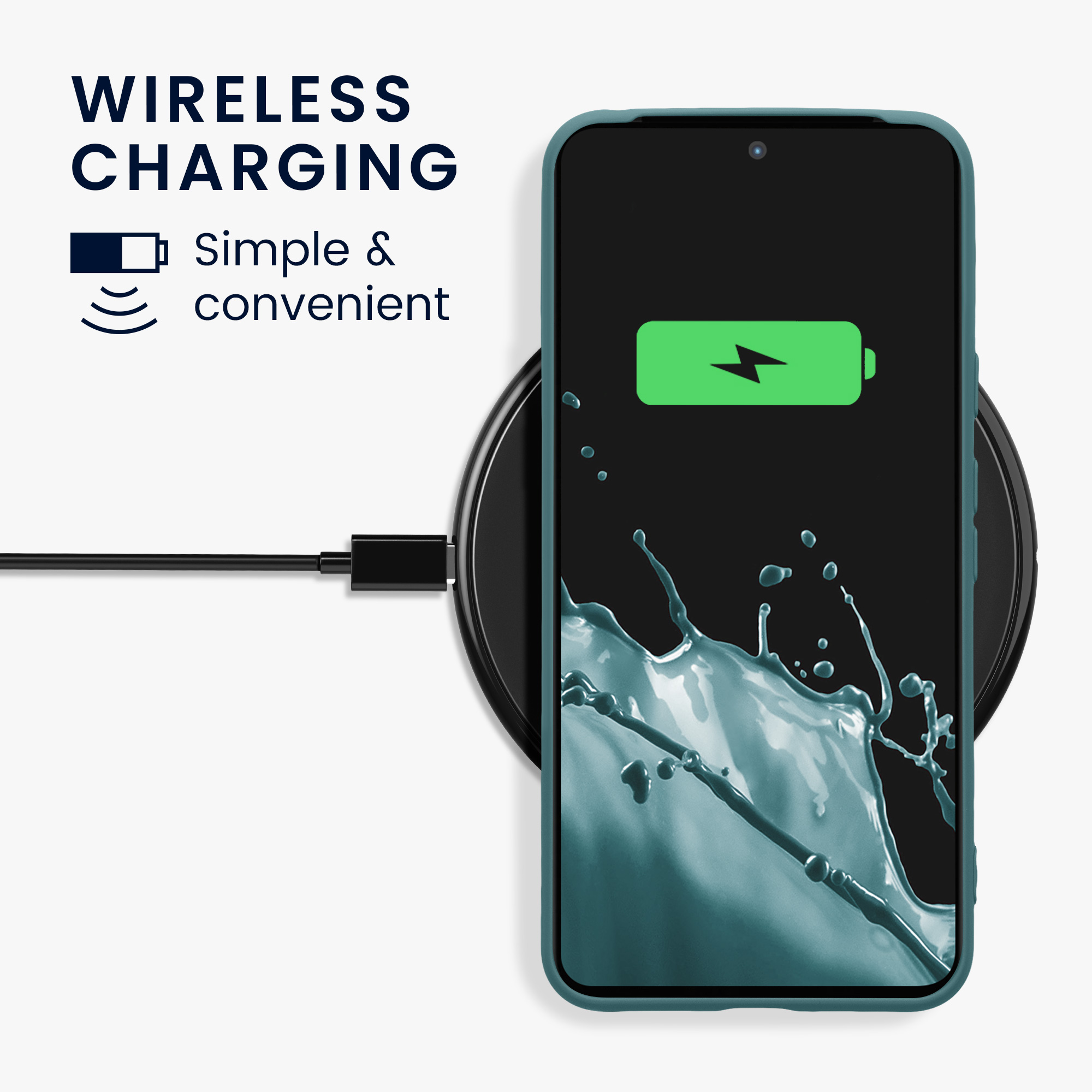 Pouzdro pro Google Pixel 8 kwmobile tenké TPU - arktická noc