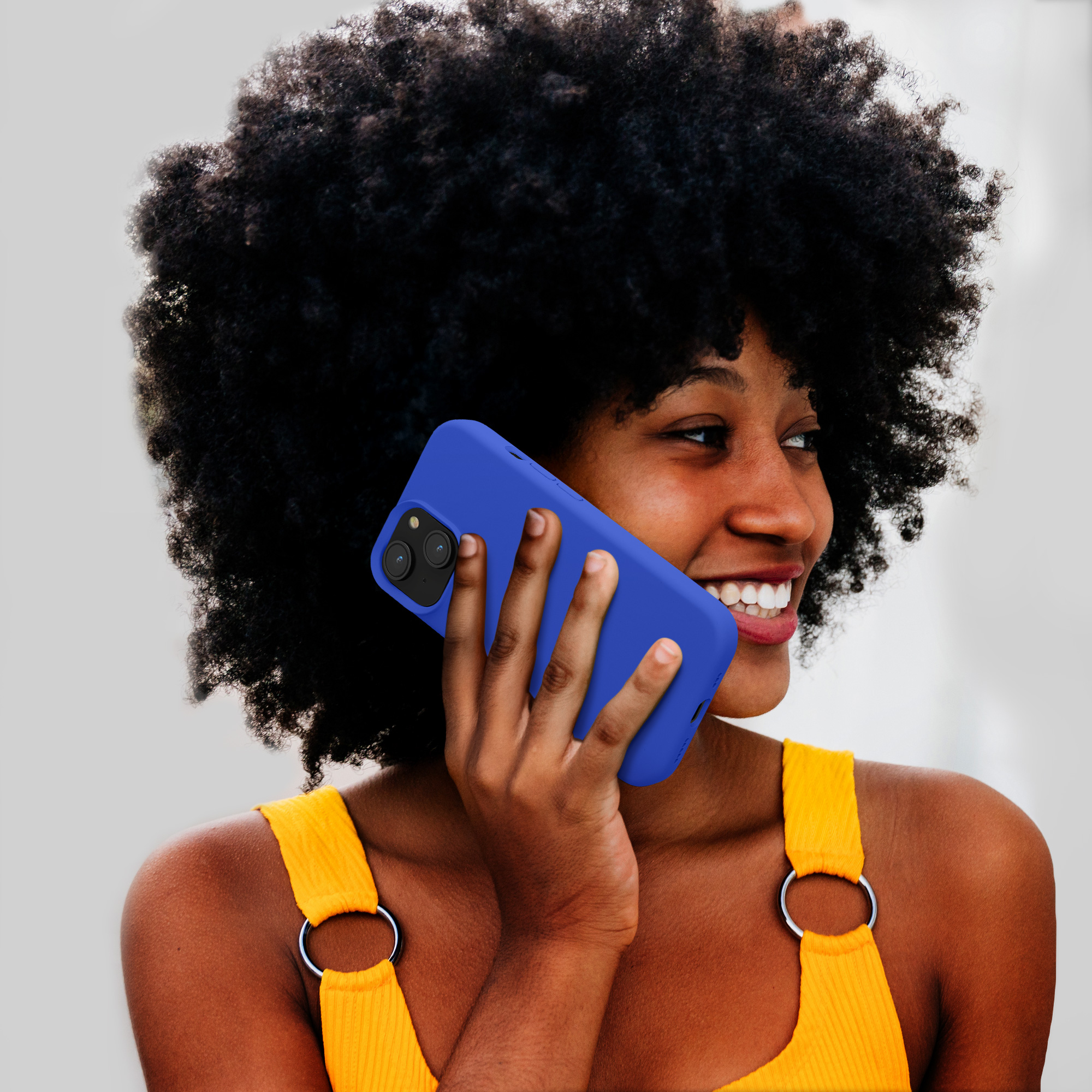 Kryt kwmobile TPU silikonový iPhone 15 Plus modrá