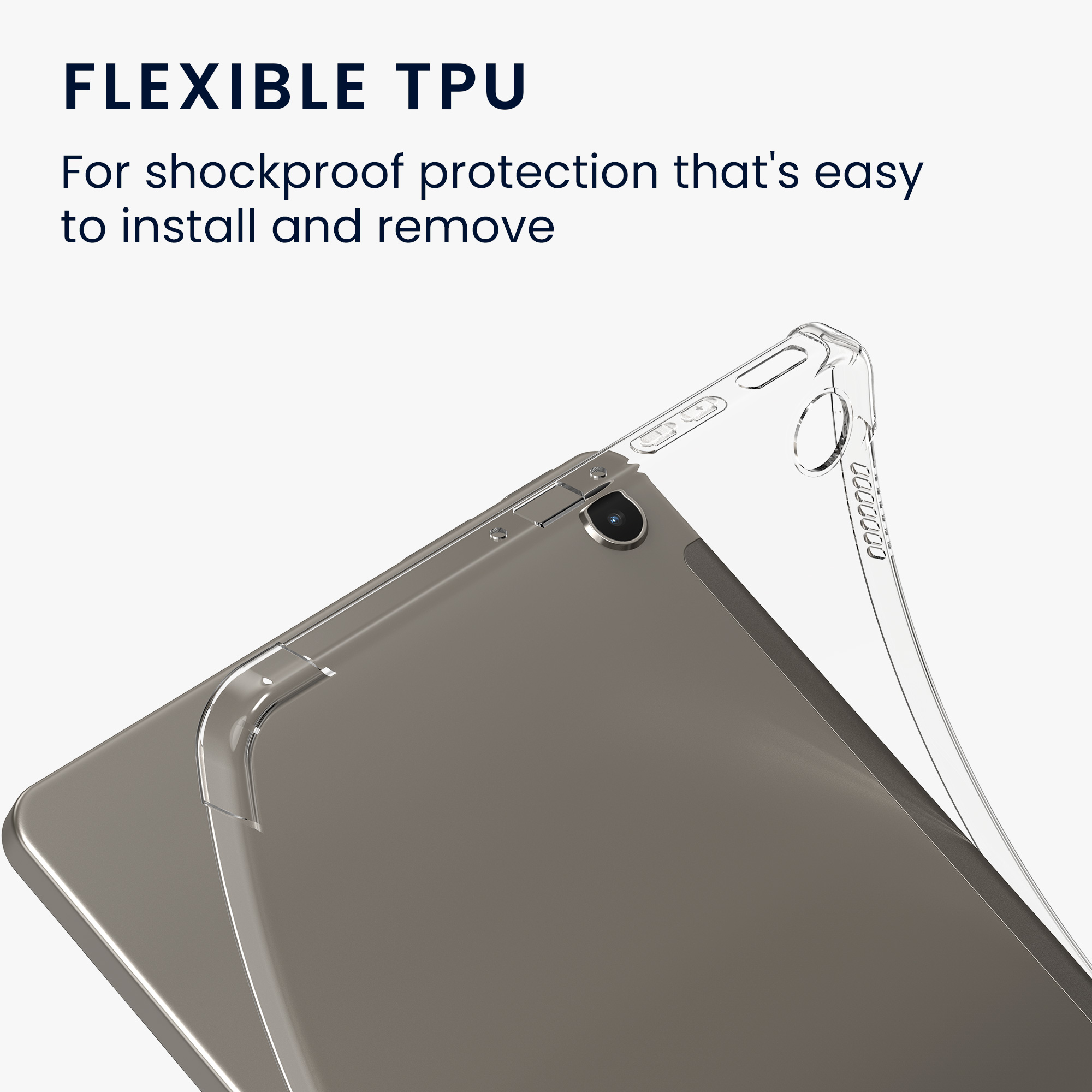 Průhledný TPU kryt tablet Amazon Fire Max 11 kwmobile transparentní