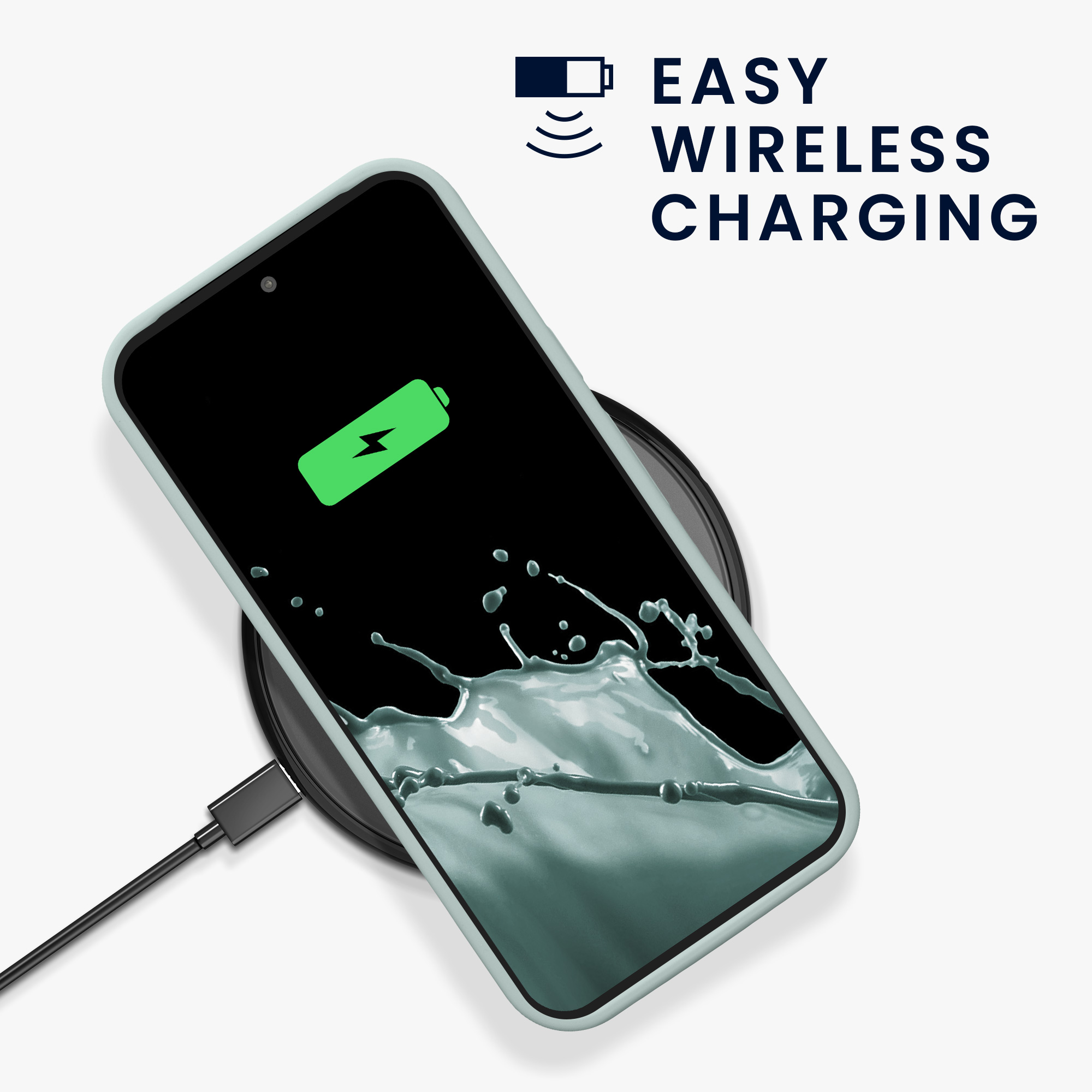 Kryt na mobil kwmobile pro Google Pixel 9 Pro / Google Pixel 9 - Wireless Charging Cool Mint