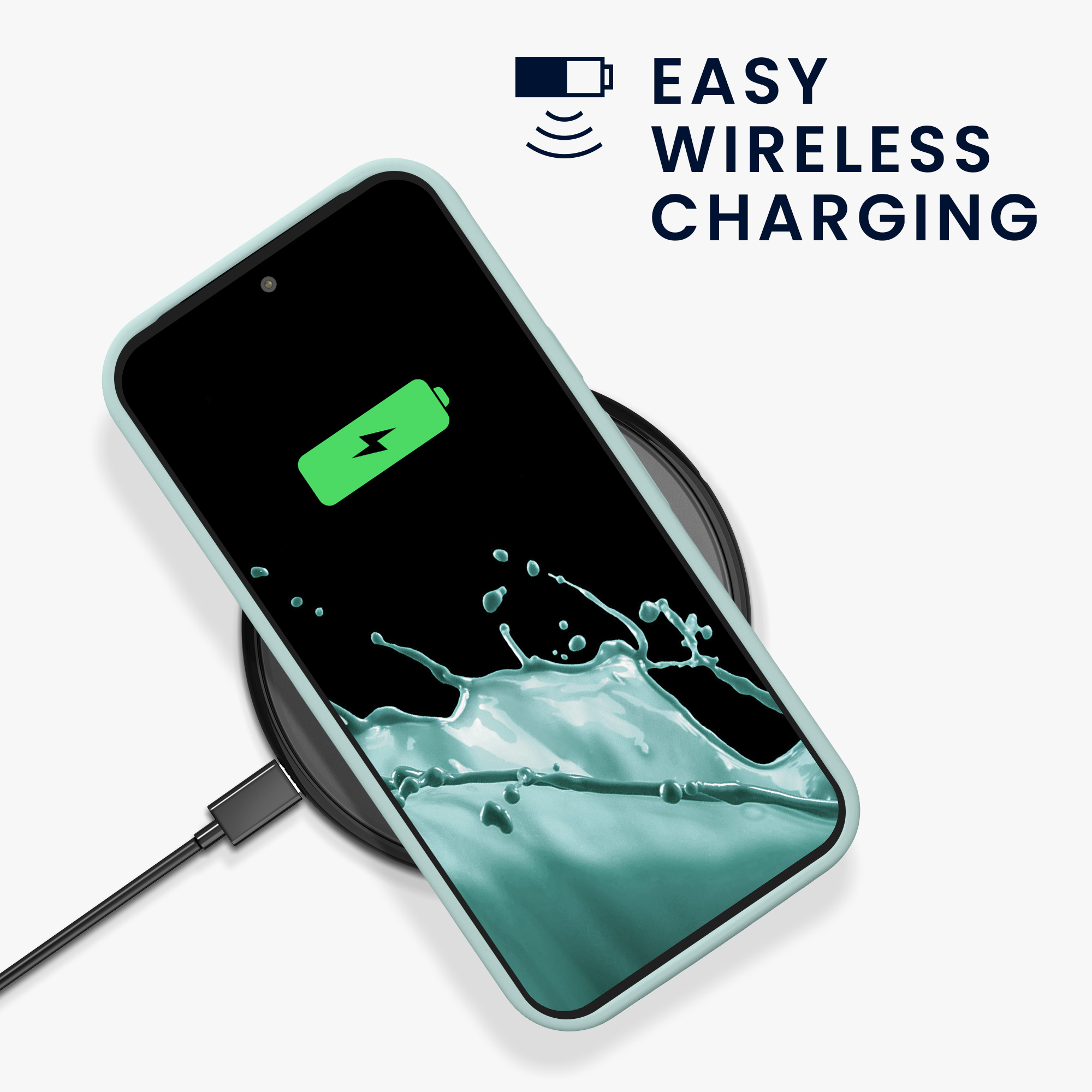 Kryt na mobil kwmobile pro Google Pixel 9 Pro / Google Pixel 9 - Wireless Charging Mint Matte