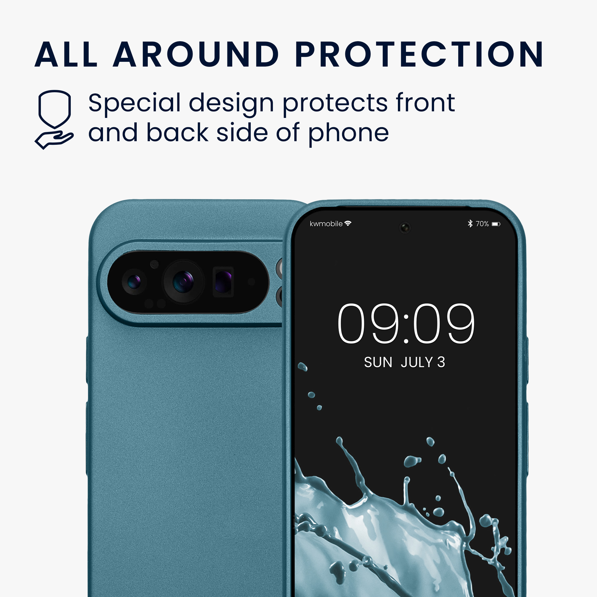Kryt na mobil kwmobile pro Google Pixel 9 Pro / Google Pixel 9 - modrá