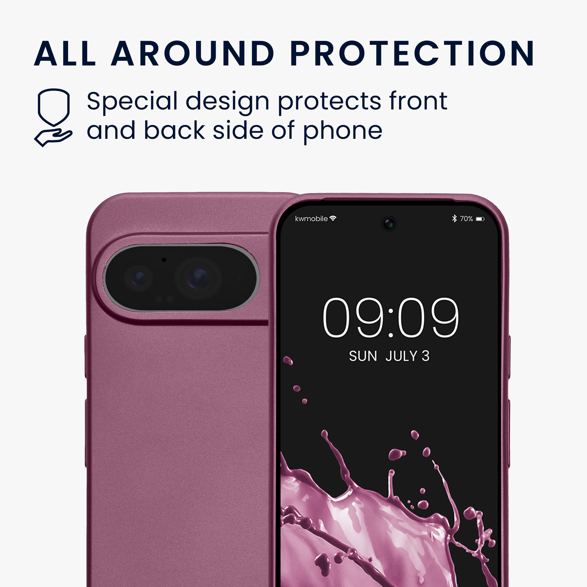 Kryt na mobil Google Pixel 10 kwmobile - metalická levandulová
