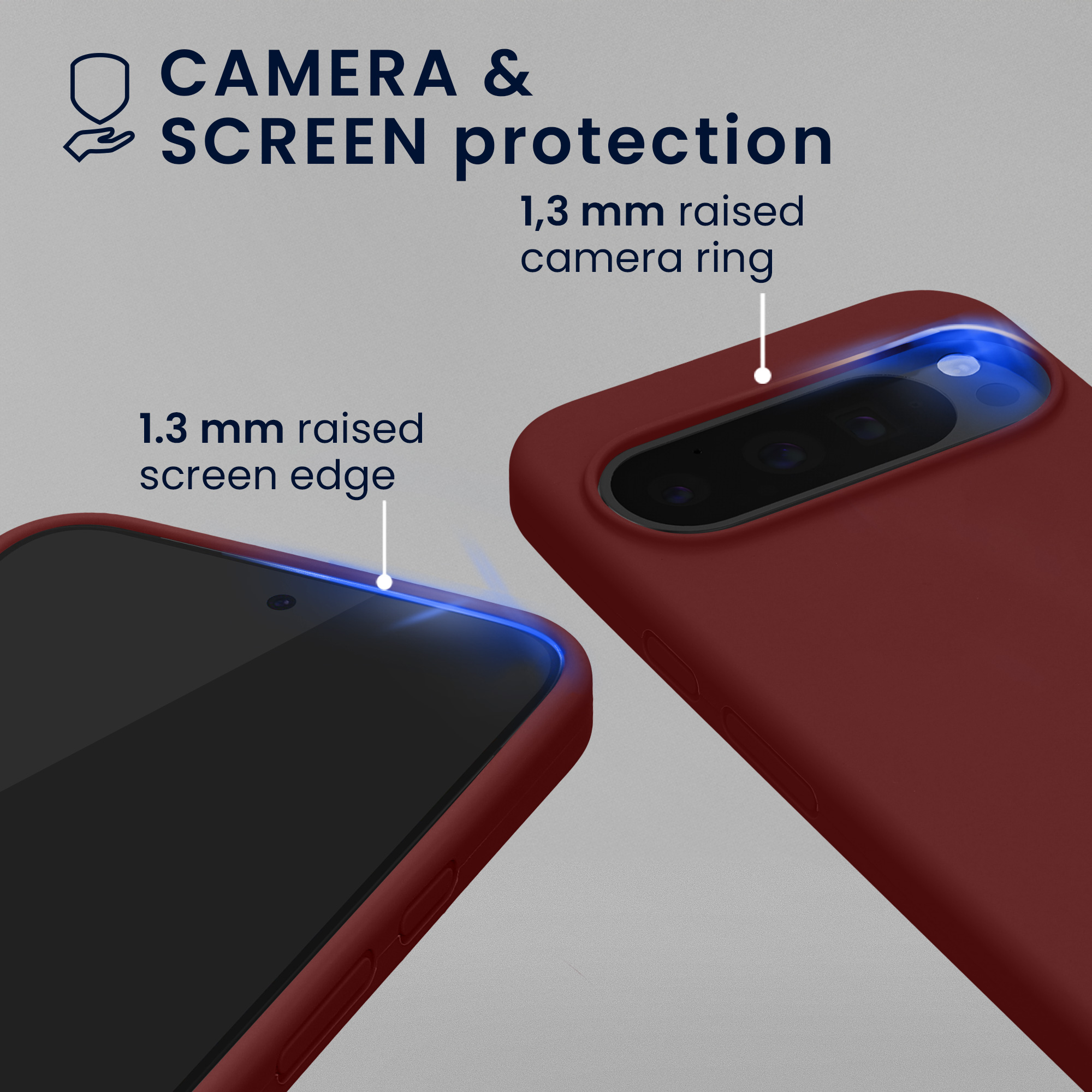 Silikonový kryt kwmobile pro Google Pixel 10 Pro XL - bordó fialová