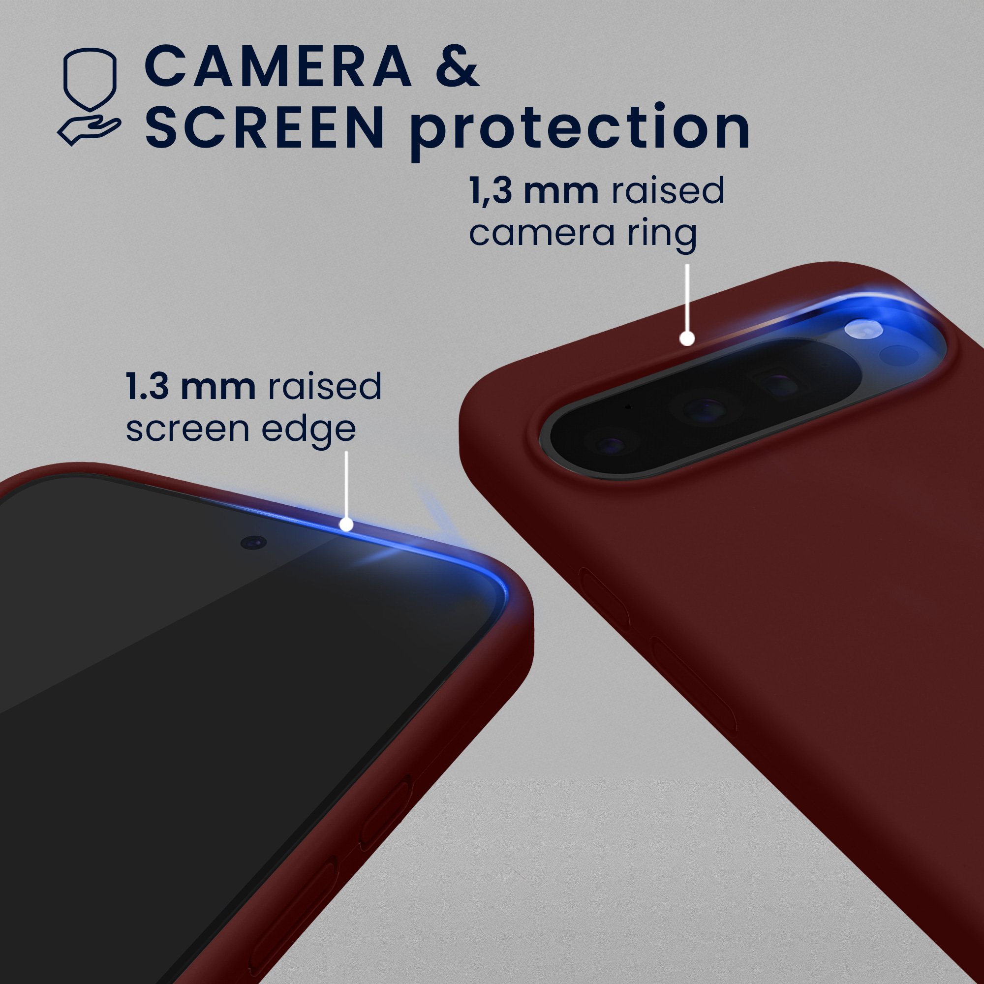 Kryt na mobil Google Pixel 10 / Pixel 10 Pro kwmobile - vínově fialová