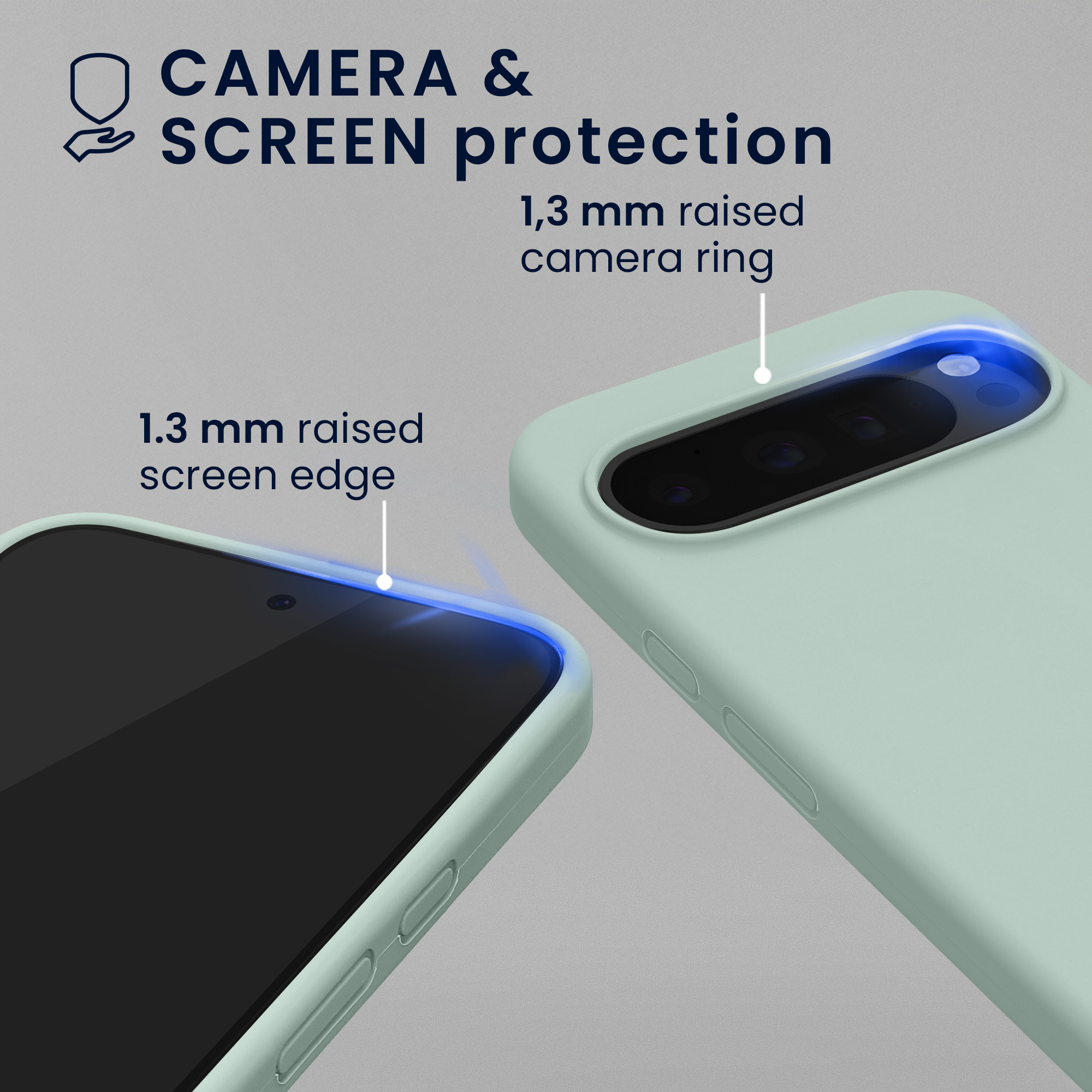 Silikonový kryt kwmobile pro Google Pixel 10 / Pixel 10 Pro - svěží mátová