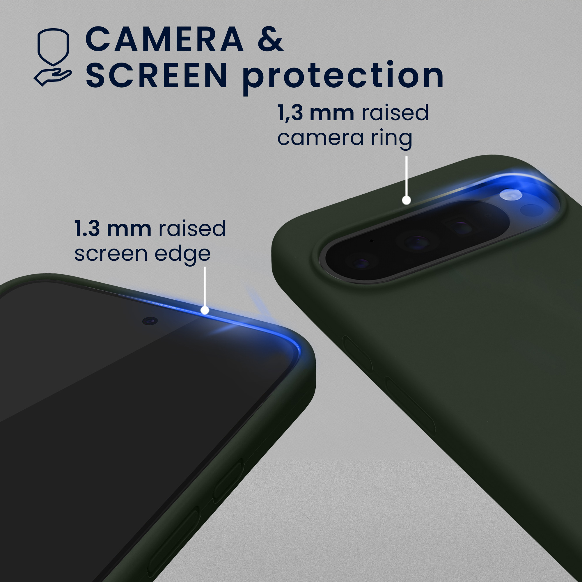 TPU silikonové pouzdro pro Google Pixel 10 / Pixel 10 Pro kwmobile MagSafe - tmavě zelená