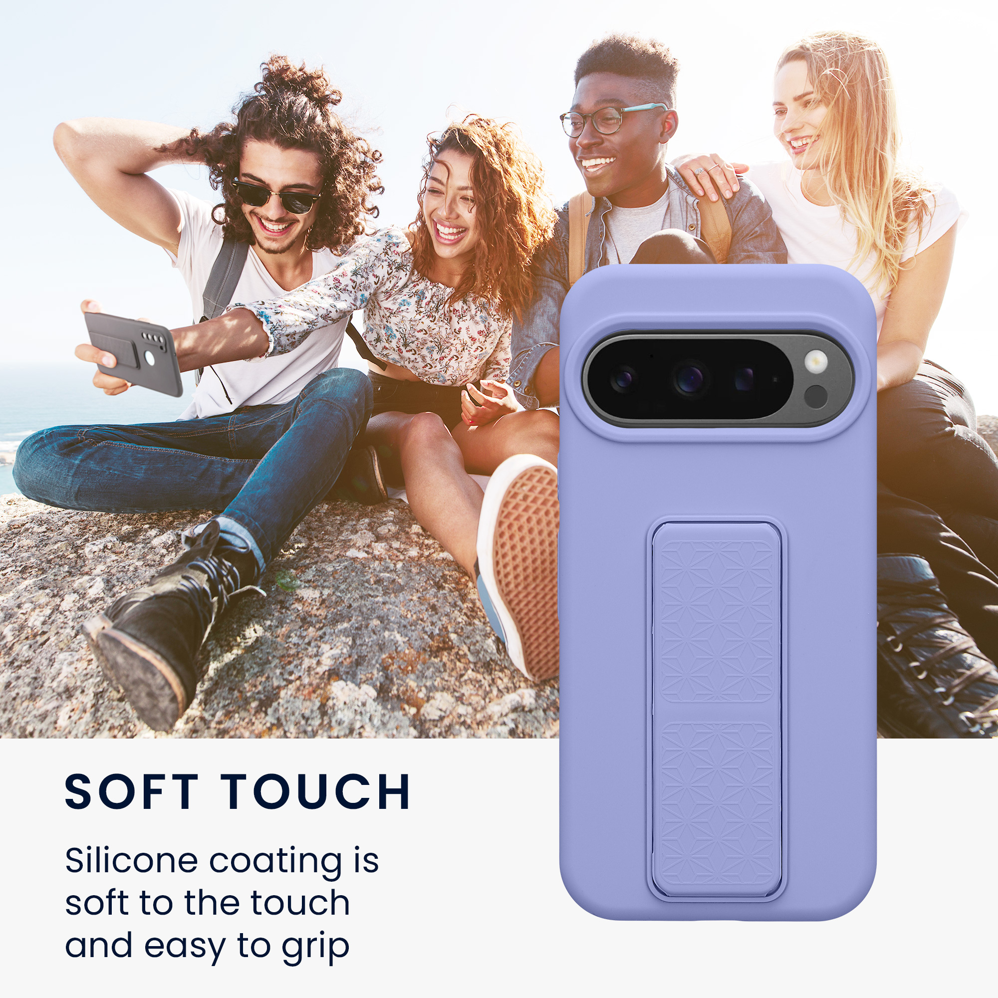 Silikonový kryt kwmobile pro Google Pixel 10 / Pixel 10 Pro - levandulová