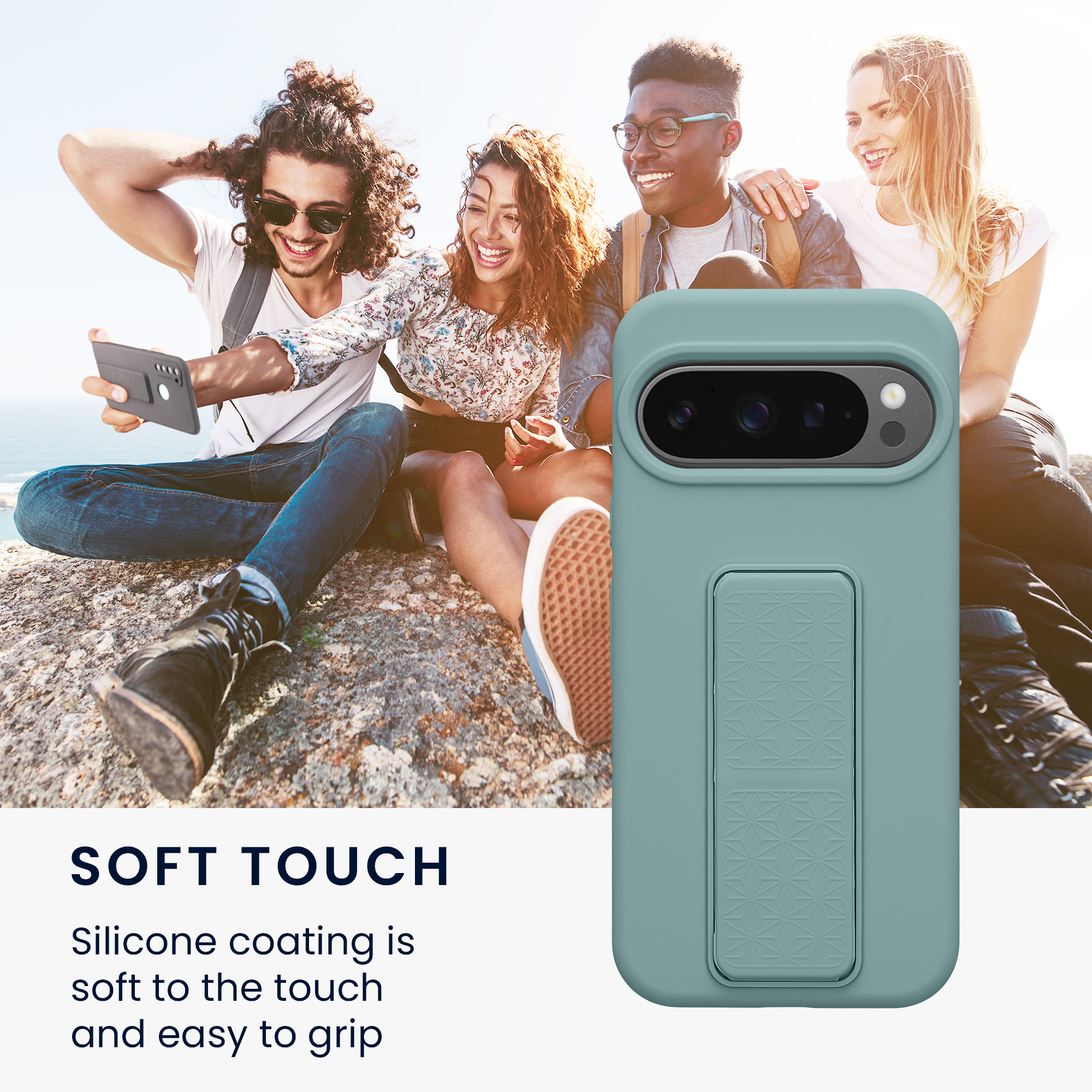 Silikonový kryt kwmobile pro Google Pixel 10 / Pixel 10 Pro - mátová