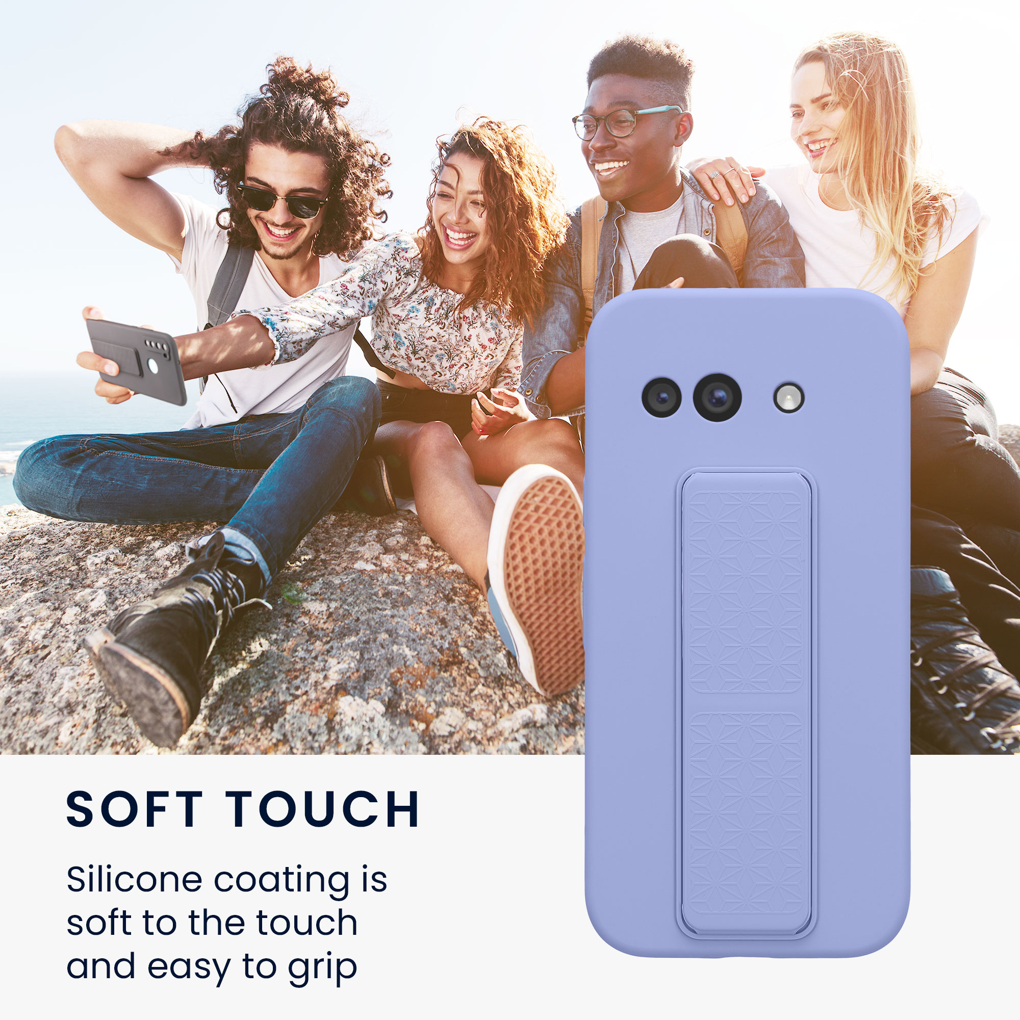 Silikonový kryt kwmobile pro Google Pixel 9a - levandulová